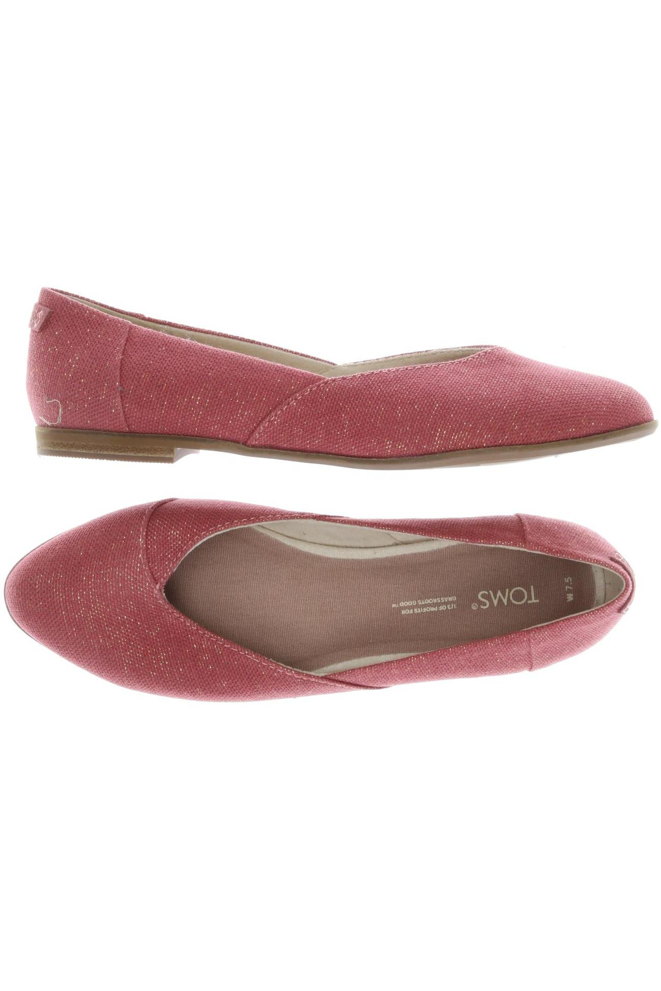 

Toms Damen Ballerinas, rot, Gr. 7.5