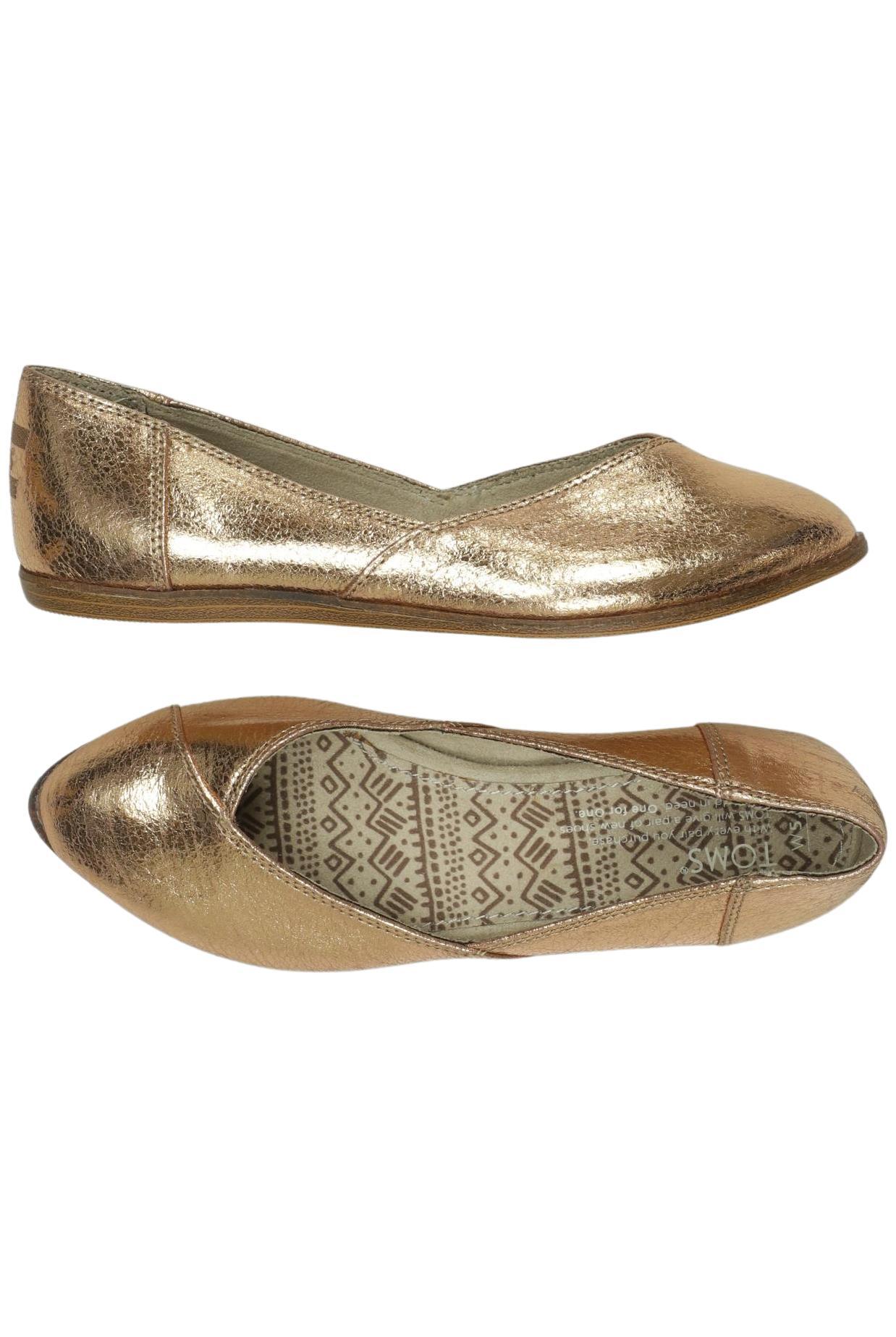 

Toms Damen Ballerinas, gold, Gr. 36