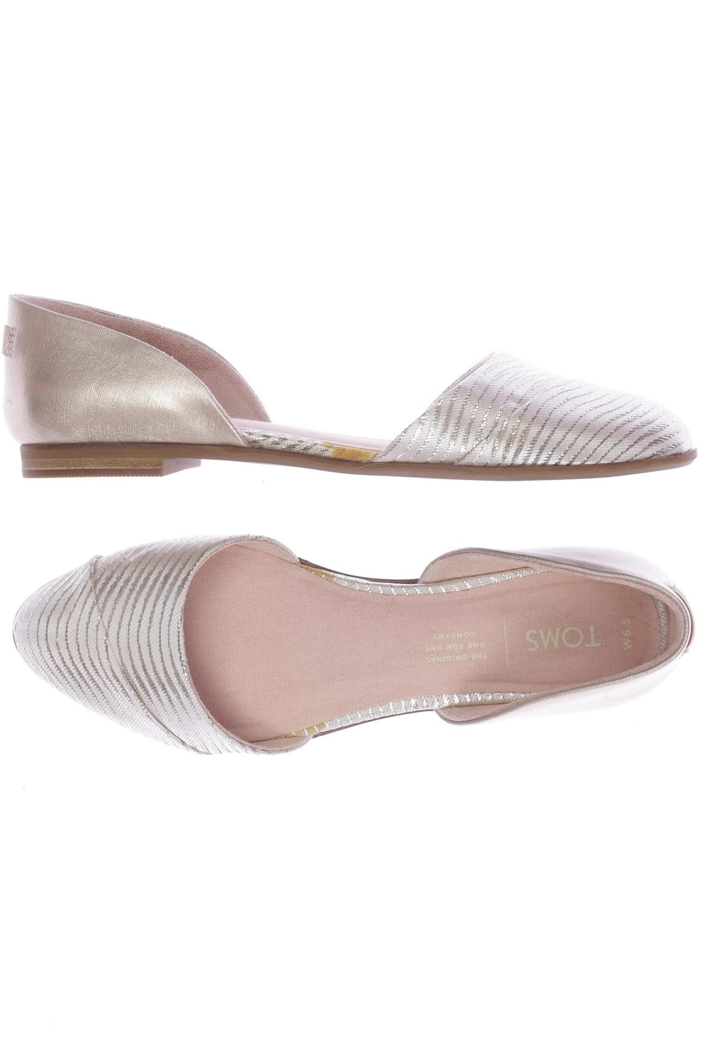 

Toms Damen Ballerinas, silber, Gr. 6.5