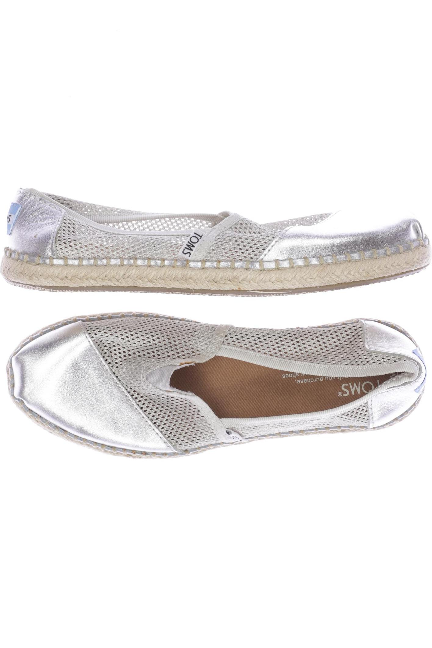 

Toms Damen Ballerinas, silber, Gr. 37.5