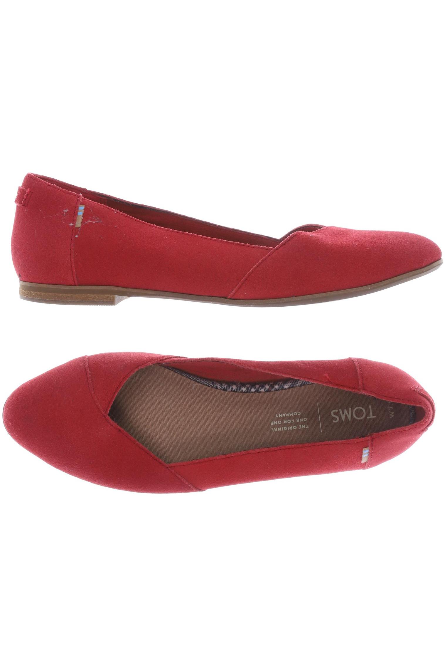 

Toms Damen Ballerinas, rot, Gr. 38