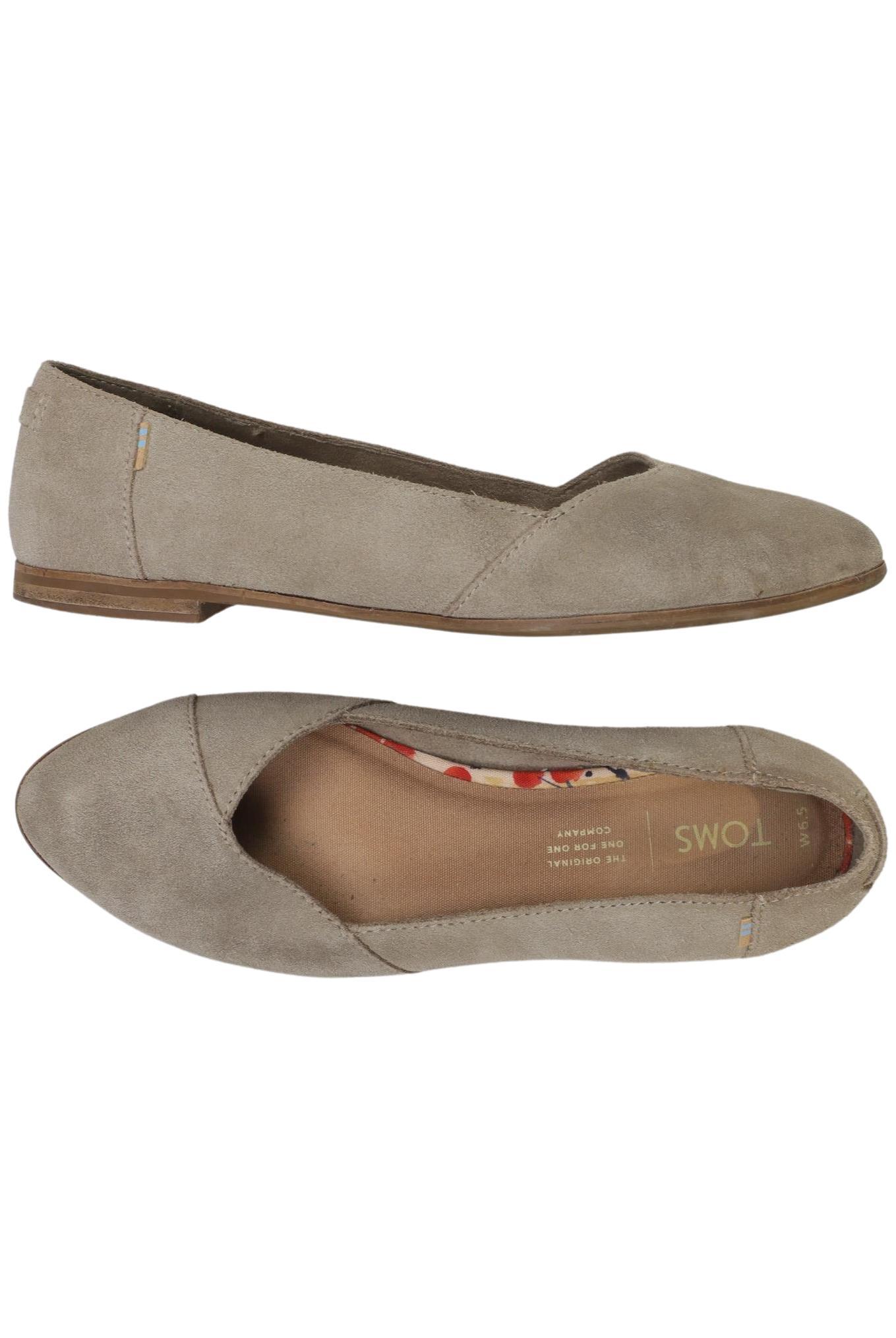 

Toms Damen Ballerinas, grau, Gr. 6.5