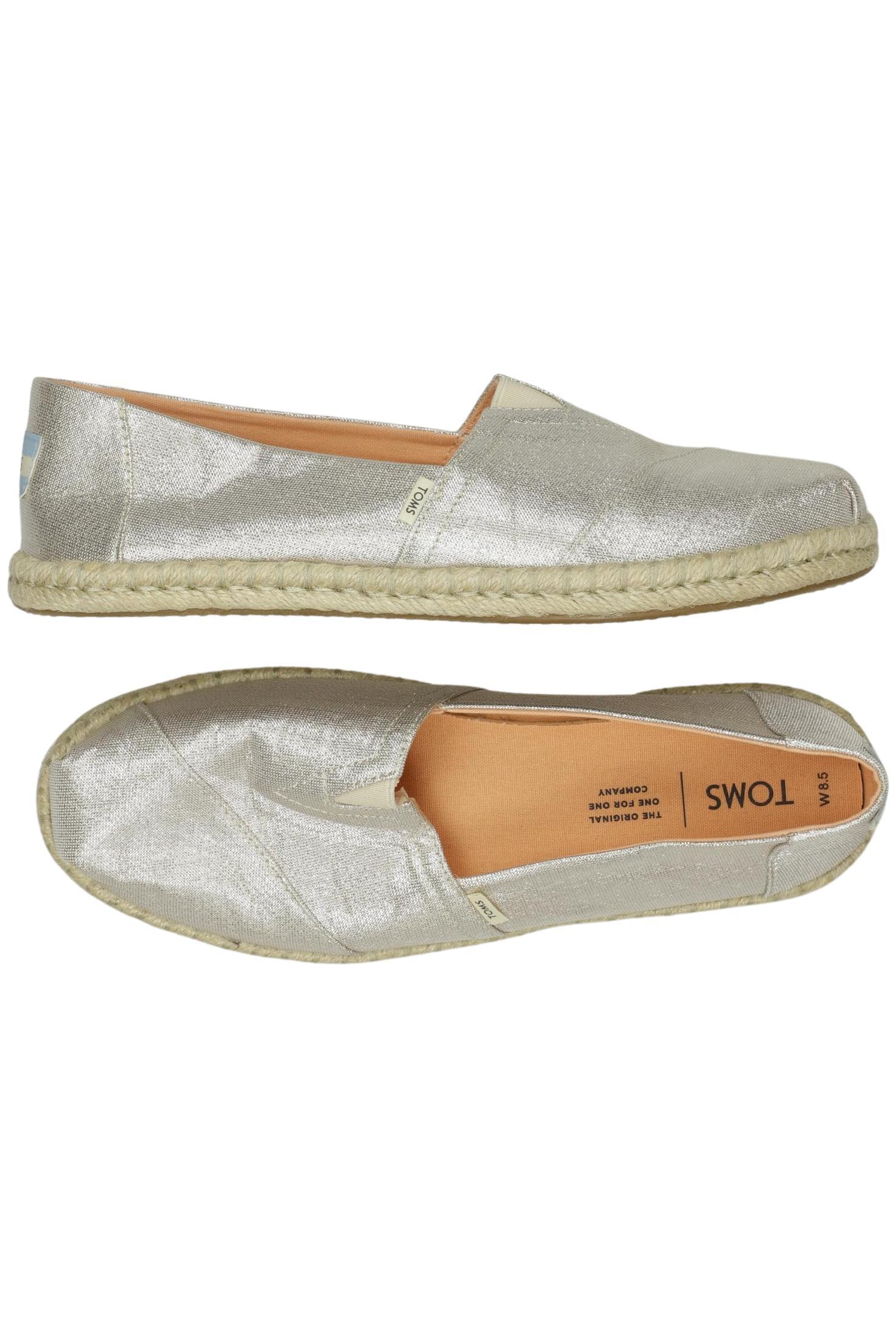 

Toms Damen Halbschuh, silber, Gr. 8.5