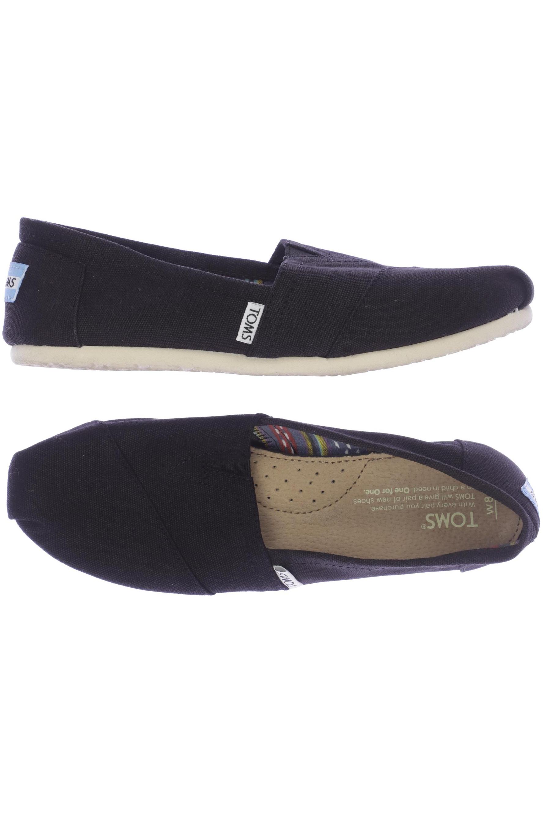 

Toms Damen Halbschuh, schwarz, Gr. 38.5