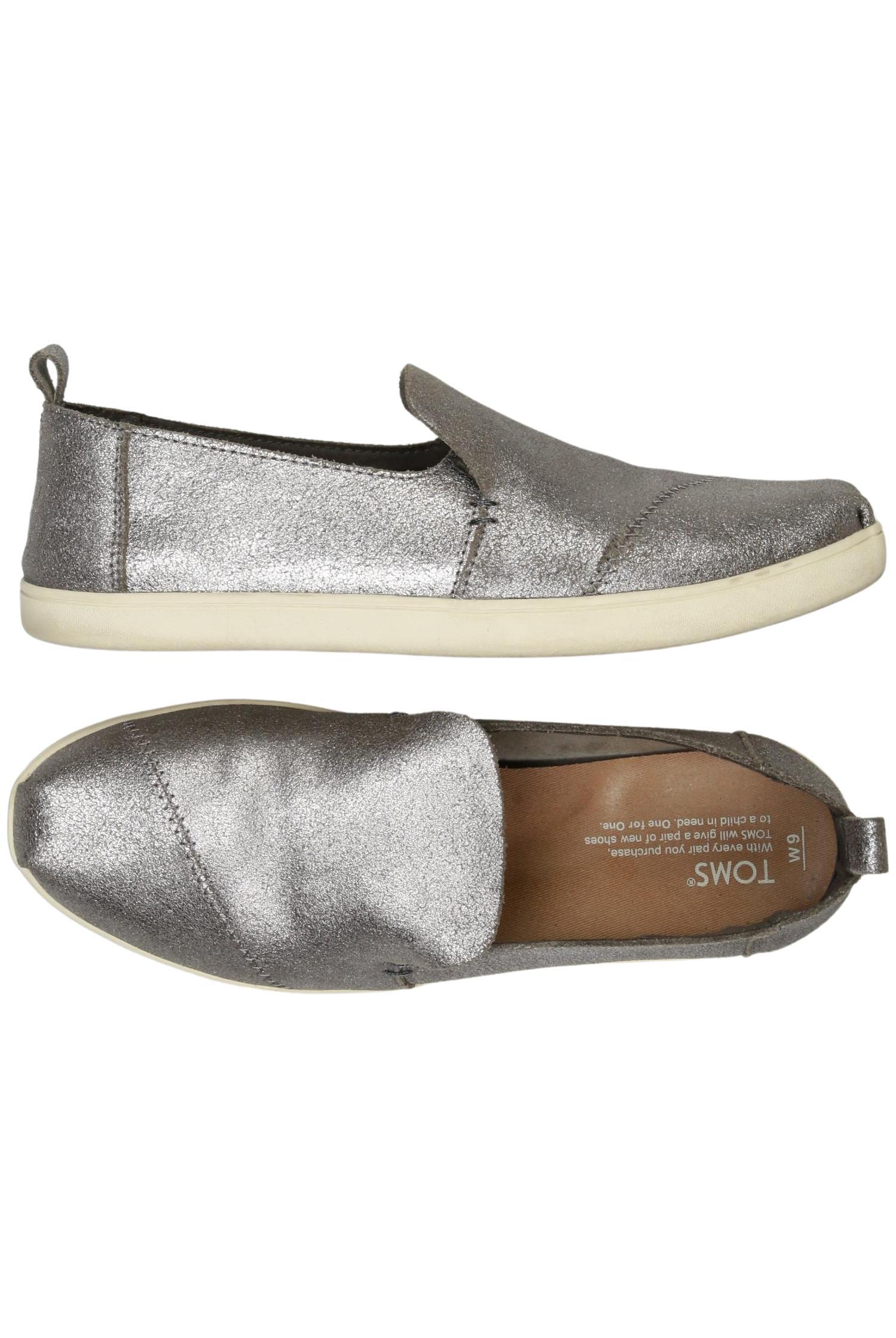 

Toms Damen Halbschuh, silber, Gr. 40