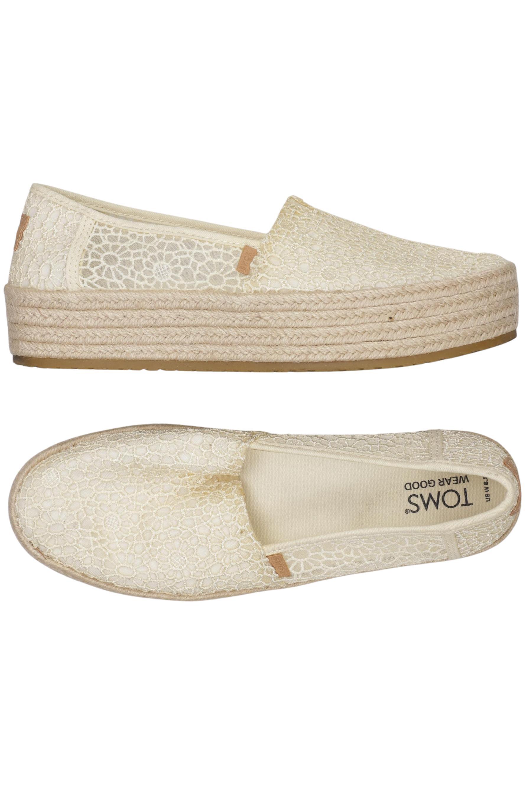 

Toms Damen Halbschuh, cremeweiß, Gr. 8.5