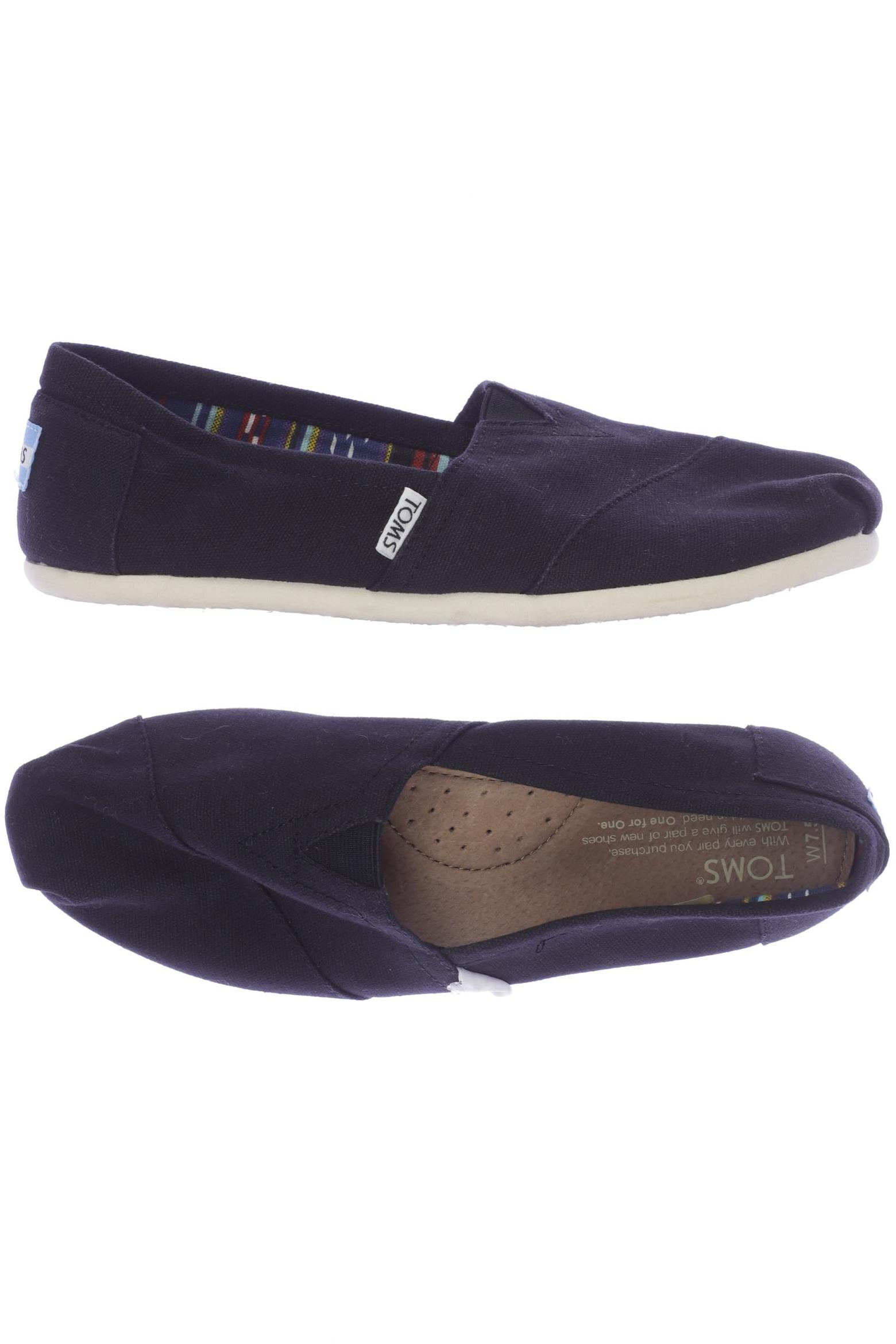 

Toms Damen Halbschuh, schwarz, Gr. 7.5