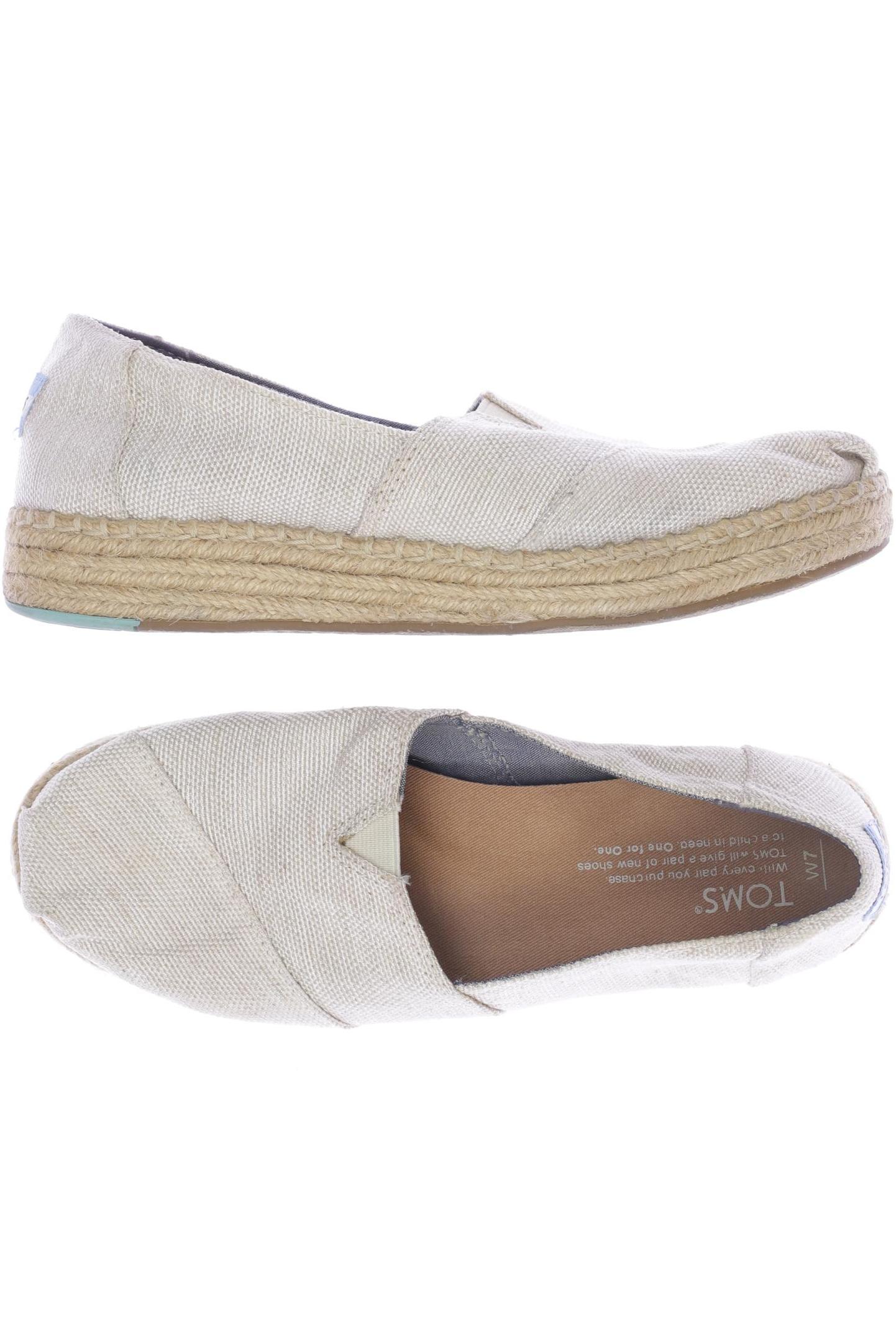 

Toms Damen Halbschuh, cremeweiß, Gr. 7