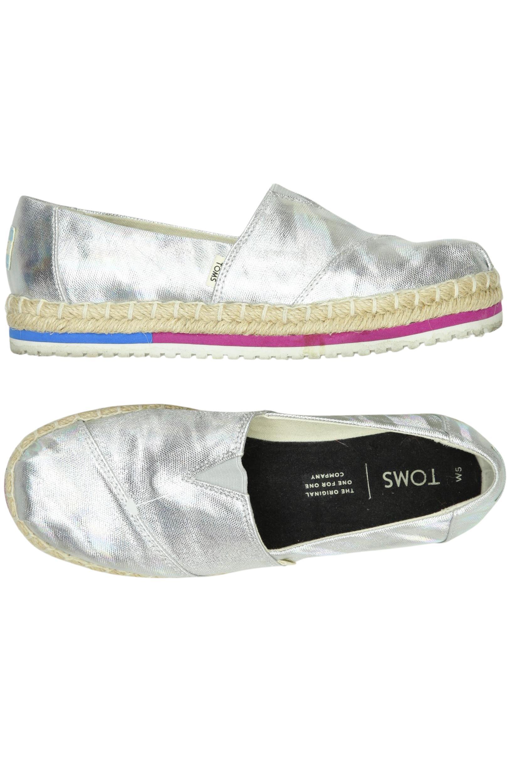 

Toms Damen Halbschuh, silber, Gr. 5