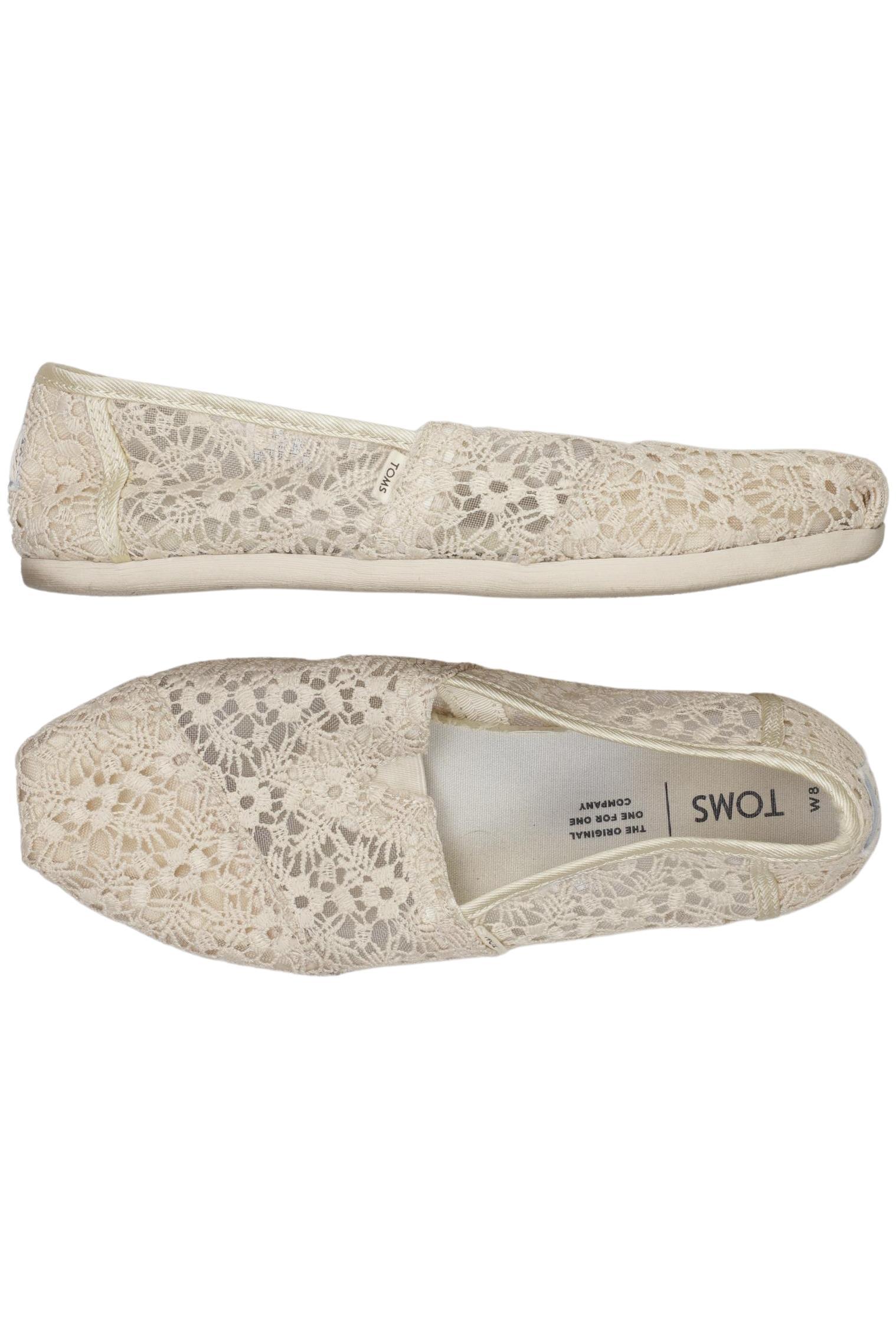 

Toms Damen Halbschuh, cremeweiß, Gr. 38.5