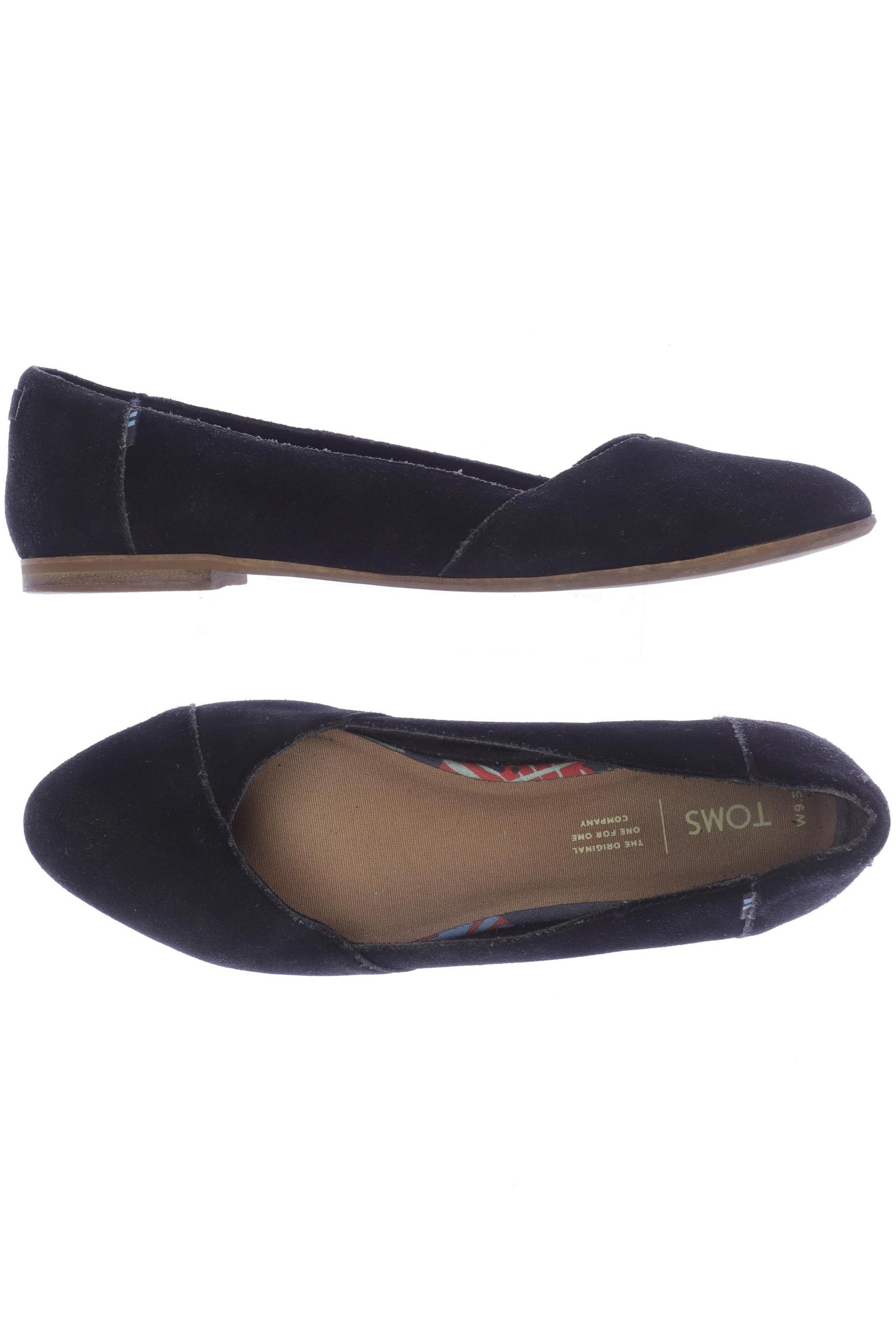 

Toms Damen Halbschuh, schwarz, Gr. 9.5