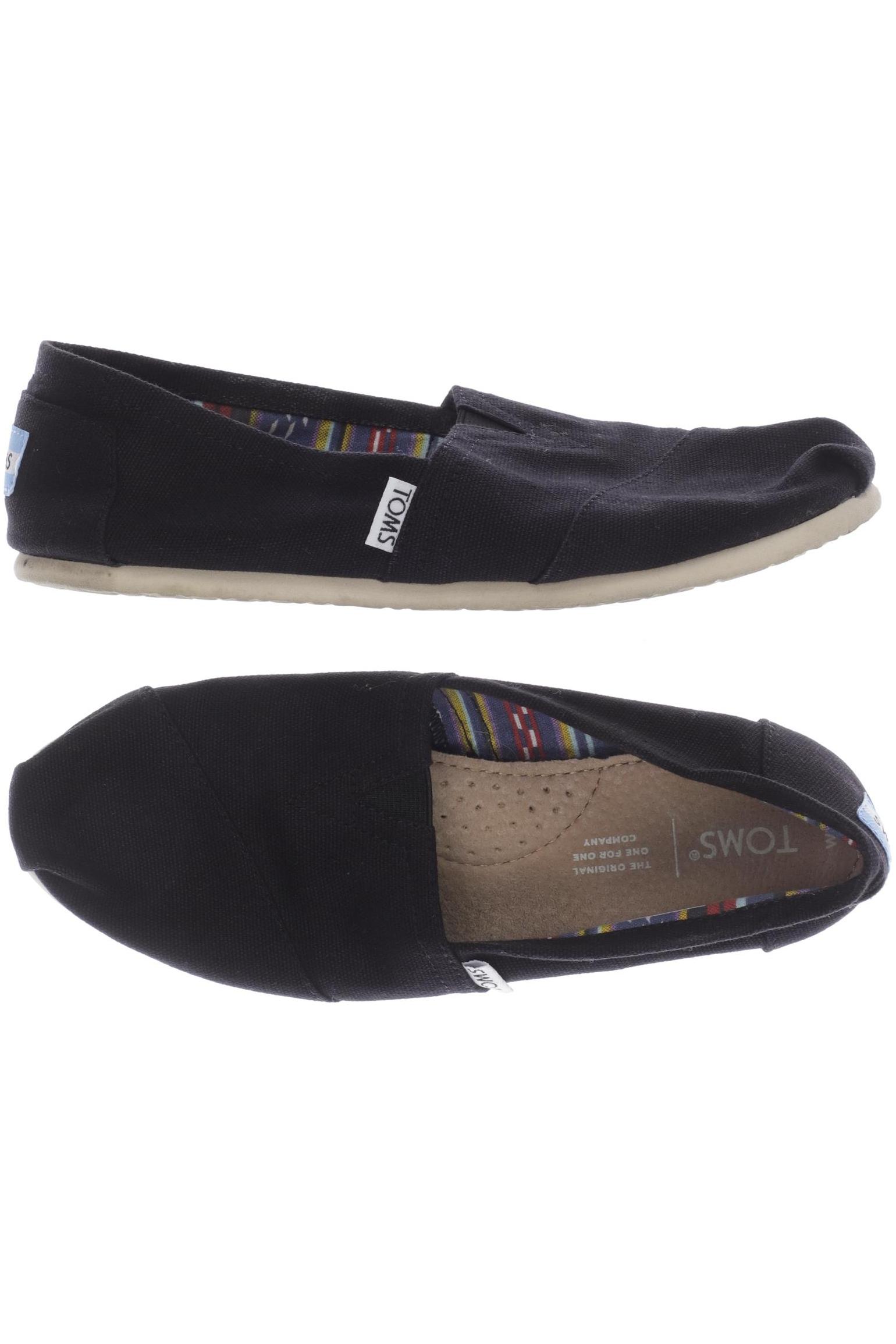 

Toms Damen Halbschuh, schwarz, Gr. 37.5