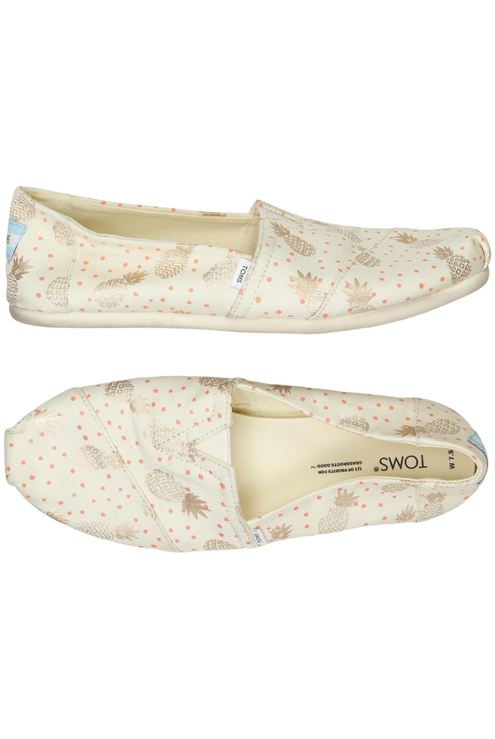 

Toms Damen Halbschuh, cremeweiß, Gr. 7.5