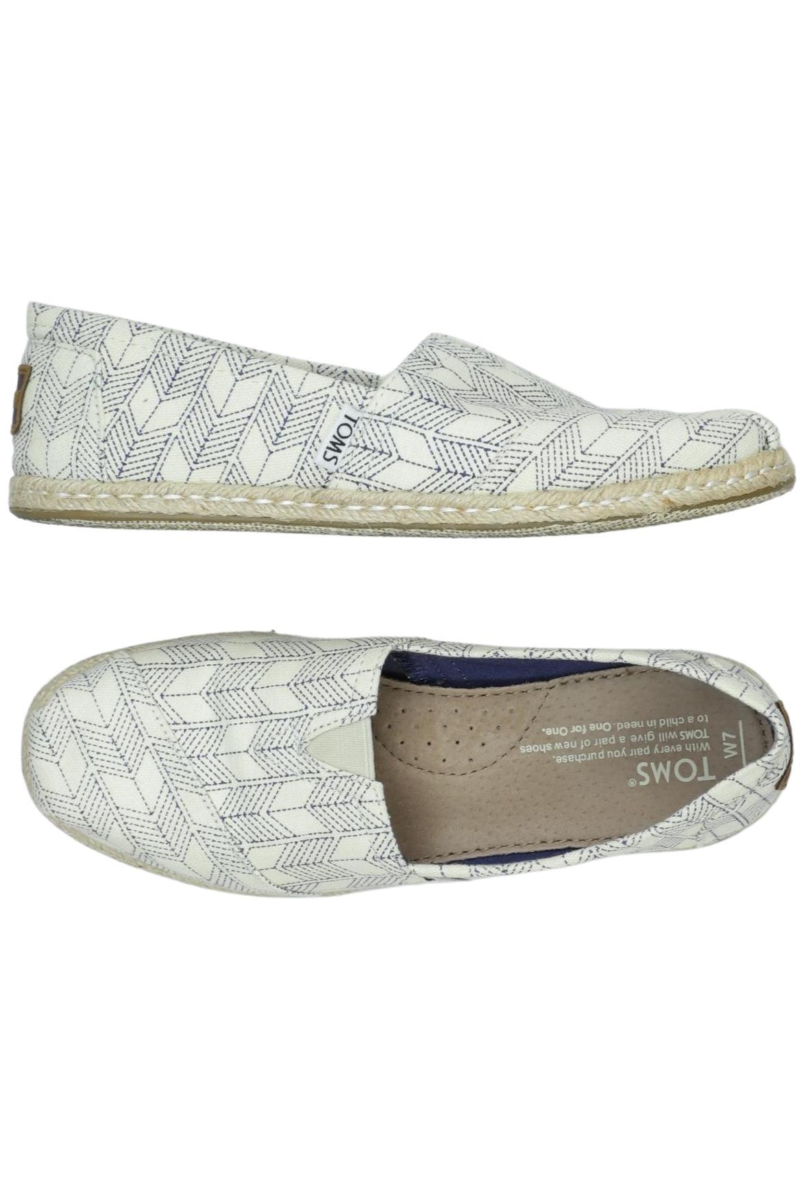 

Toms Damen Halbschuh, cremeweiß, Gr. 37.5