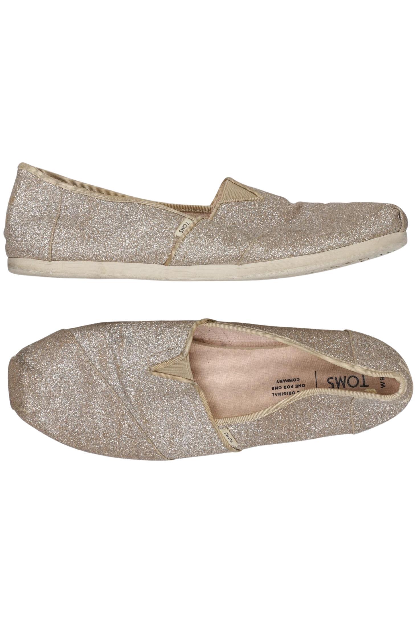 

Toms Damen Halbschuh, gold, Gr. 41