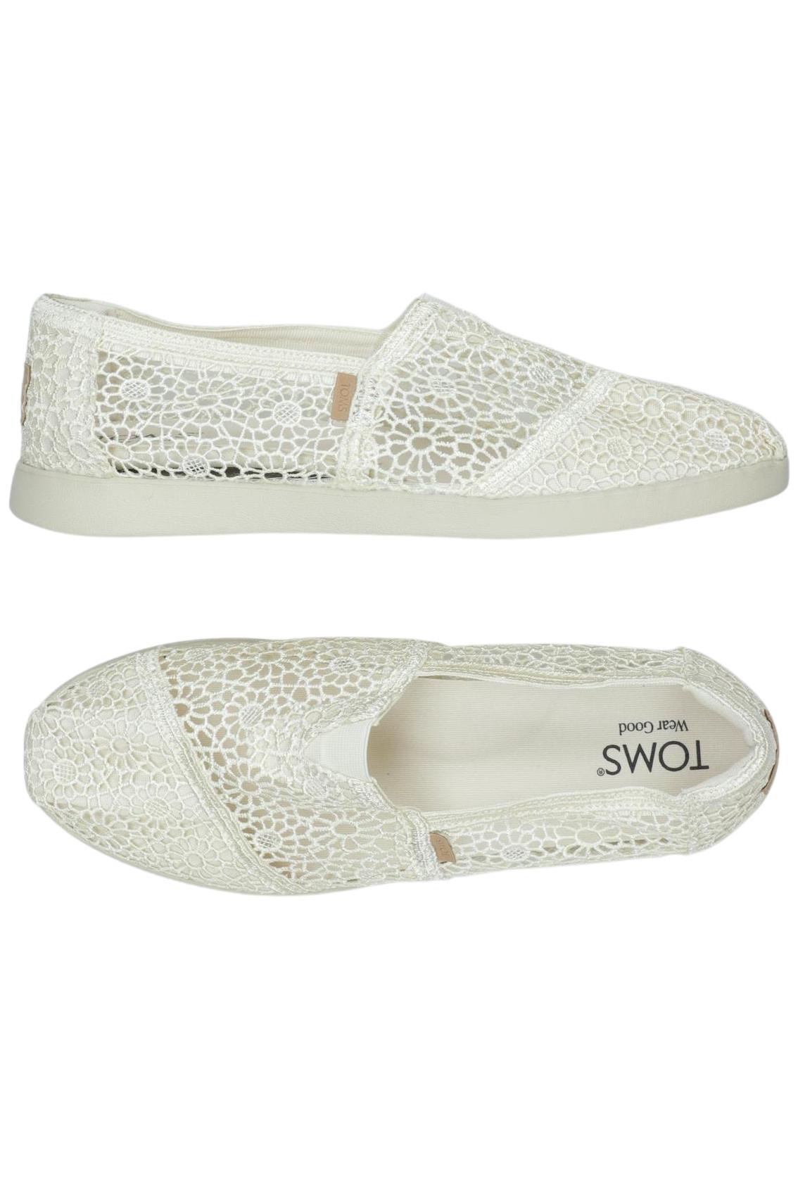 

Toms Damen Halbschuh, cremeweiß, Gr. 40