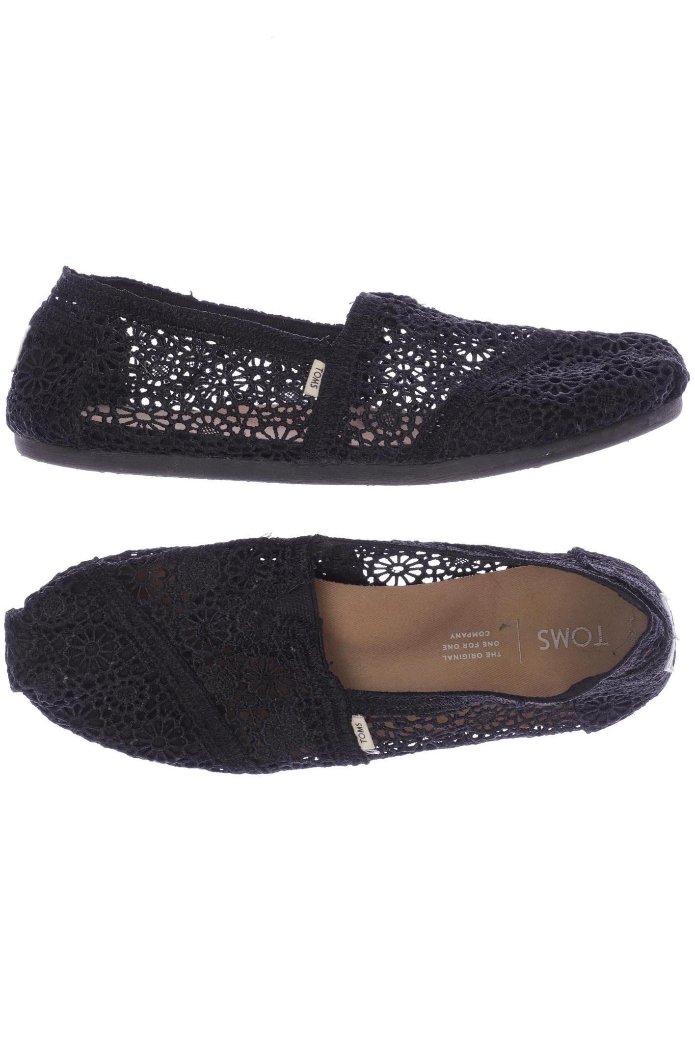 

Toms Damen Halbschuh, schwarz, Gr. 8.5