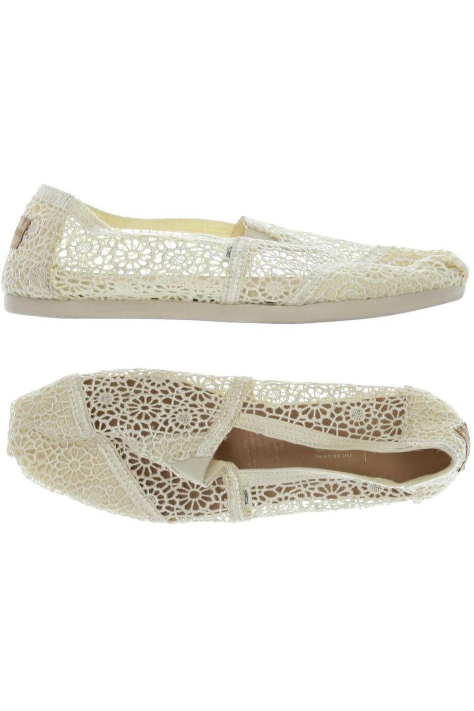 

Toms Damen Halbschuh, cremeweiß, Gr. 42