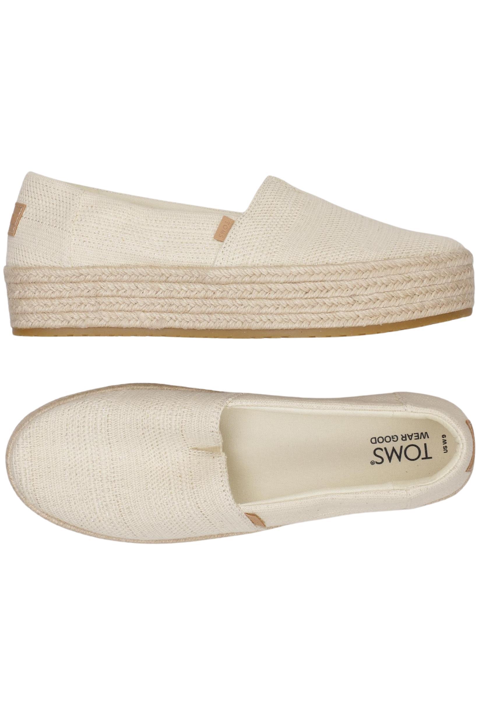 

Toms Damen Halbschuh, cremeweiß, Gr. 40