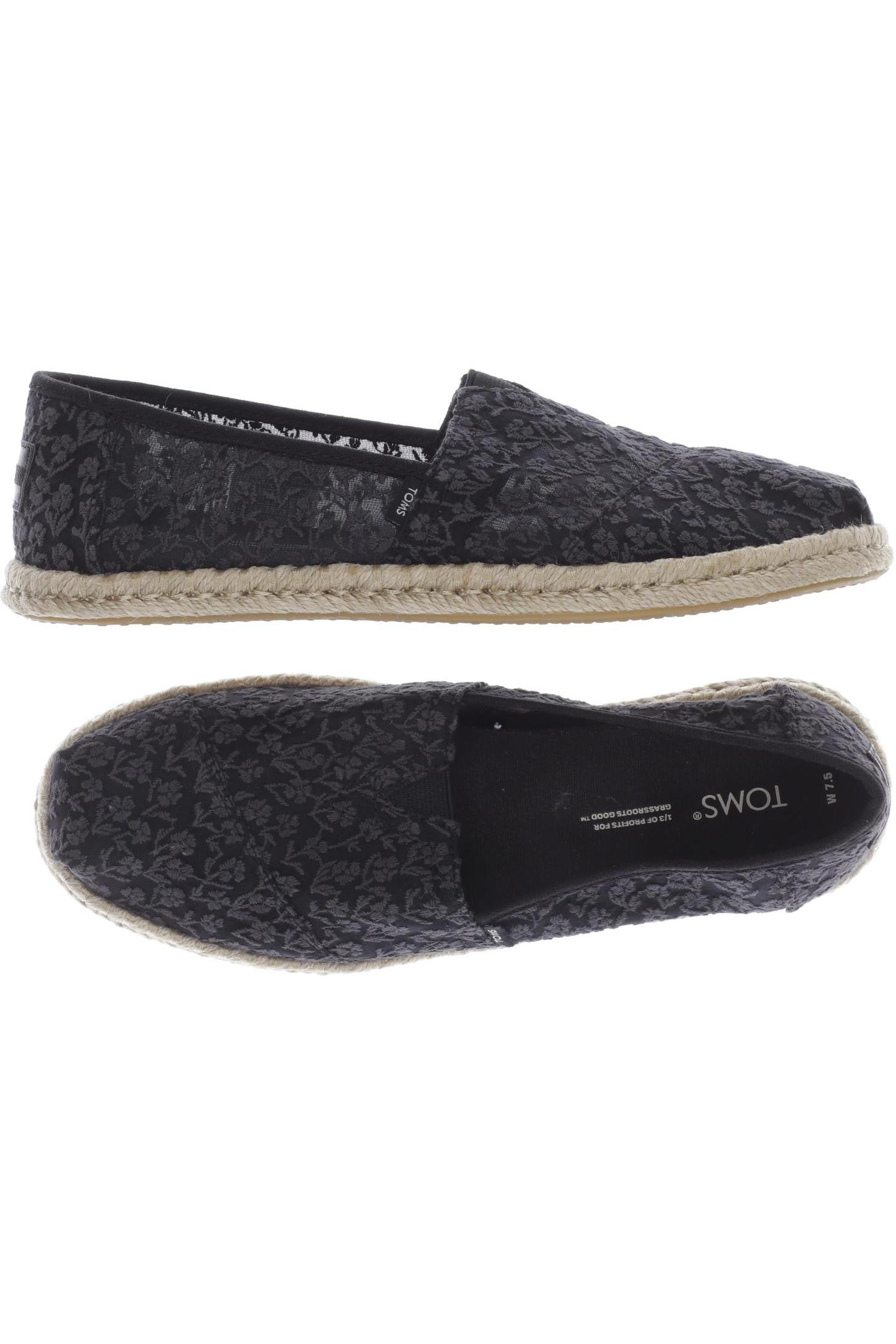 

Toms Damen Halbschuh, schwarz, Gr. 7.5