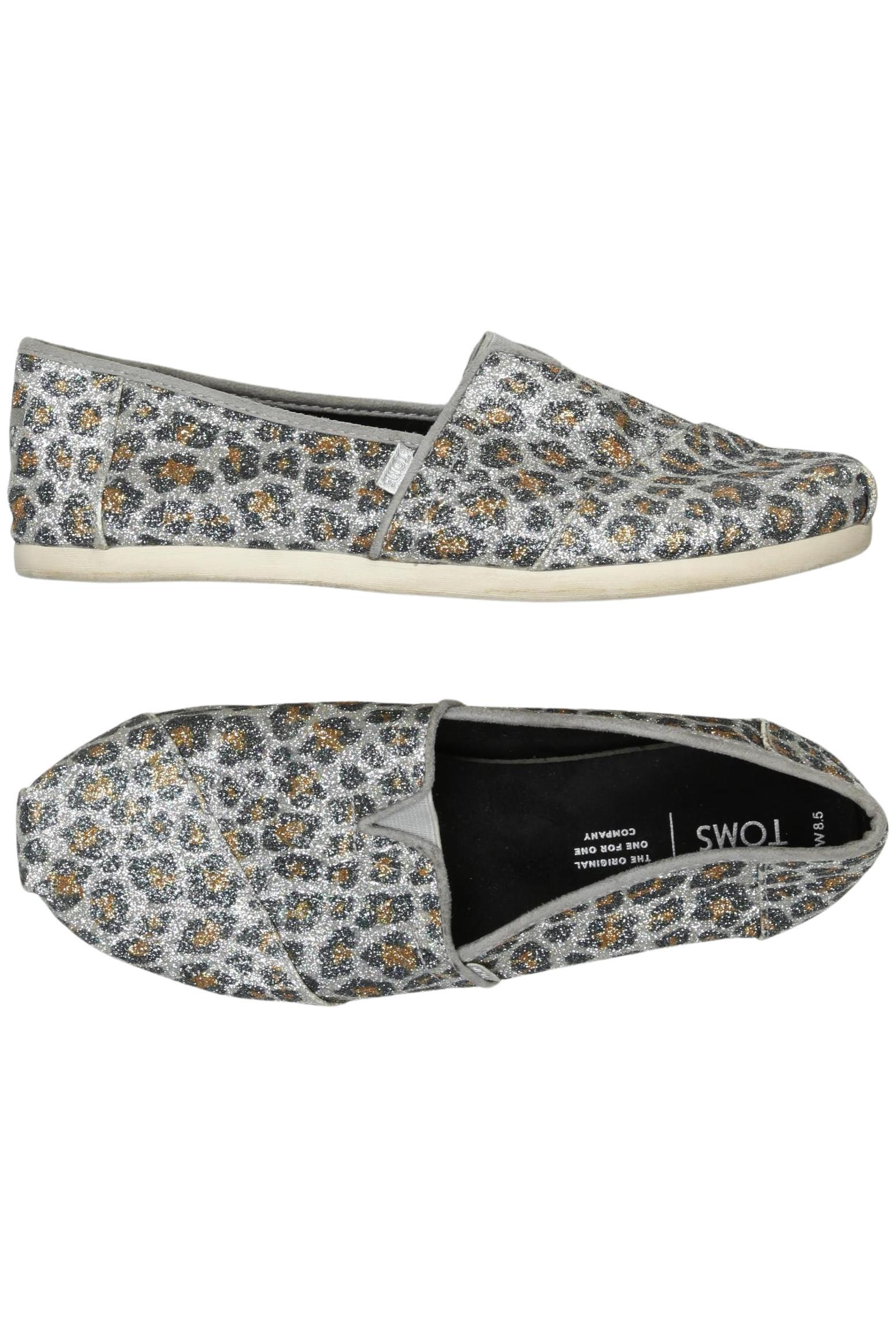 

Toms Damen Halbschuh, silber, Gr. 8.5