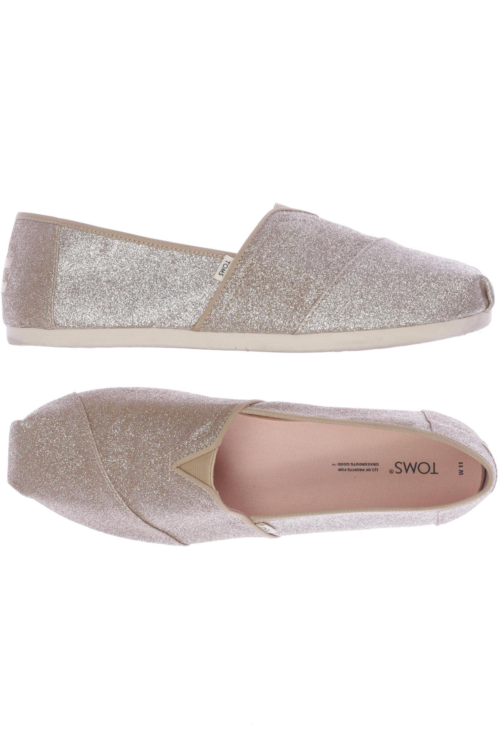 

Toms Damen Halbschuh, gold, Gr. 42.5