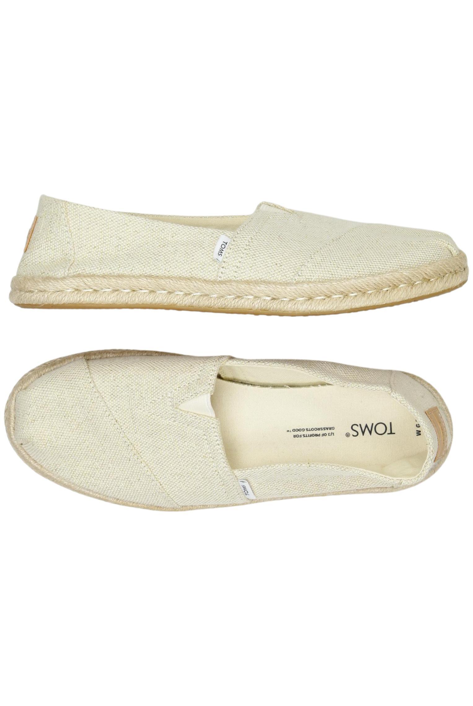 

Toms Damen Halbschuh, cremeweiß, Gr. 6.5