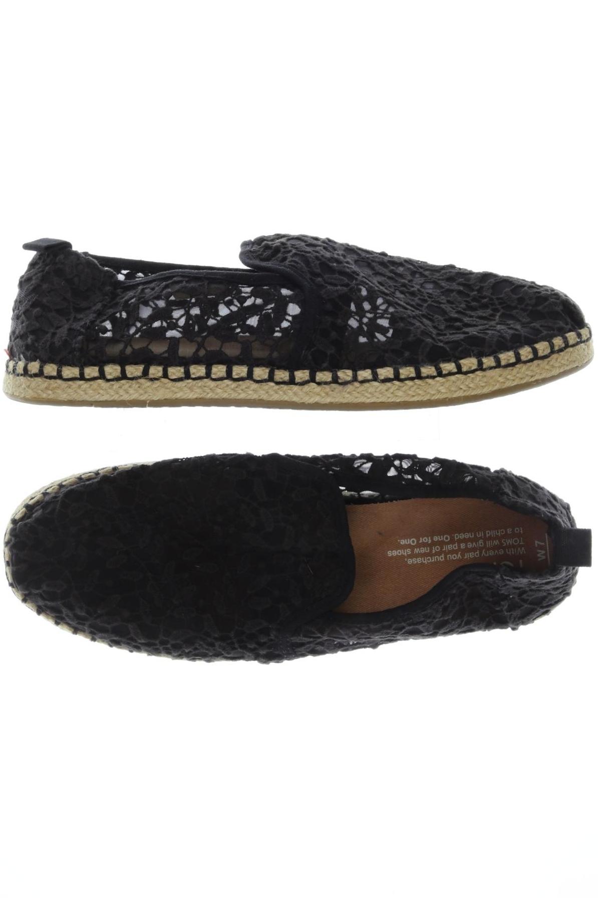 

Toms Damen Halbschuh, schwarz, Gr. 37.5