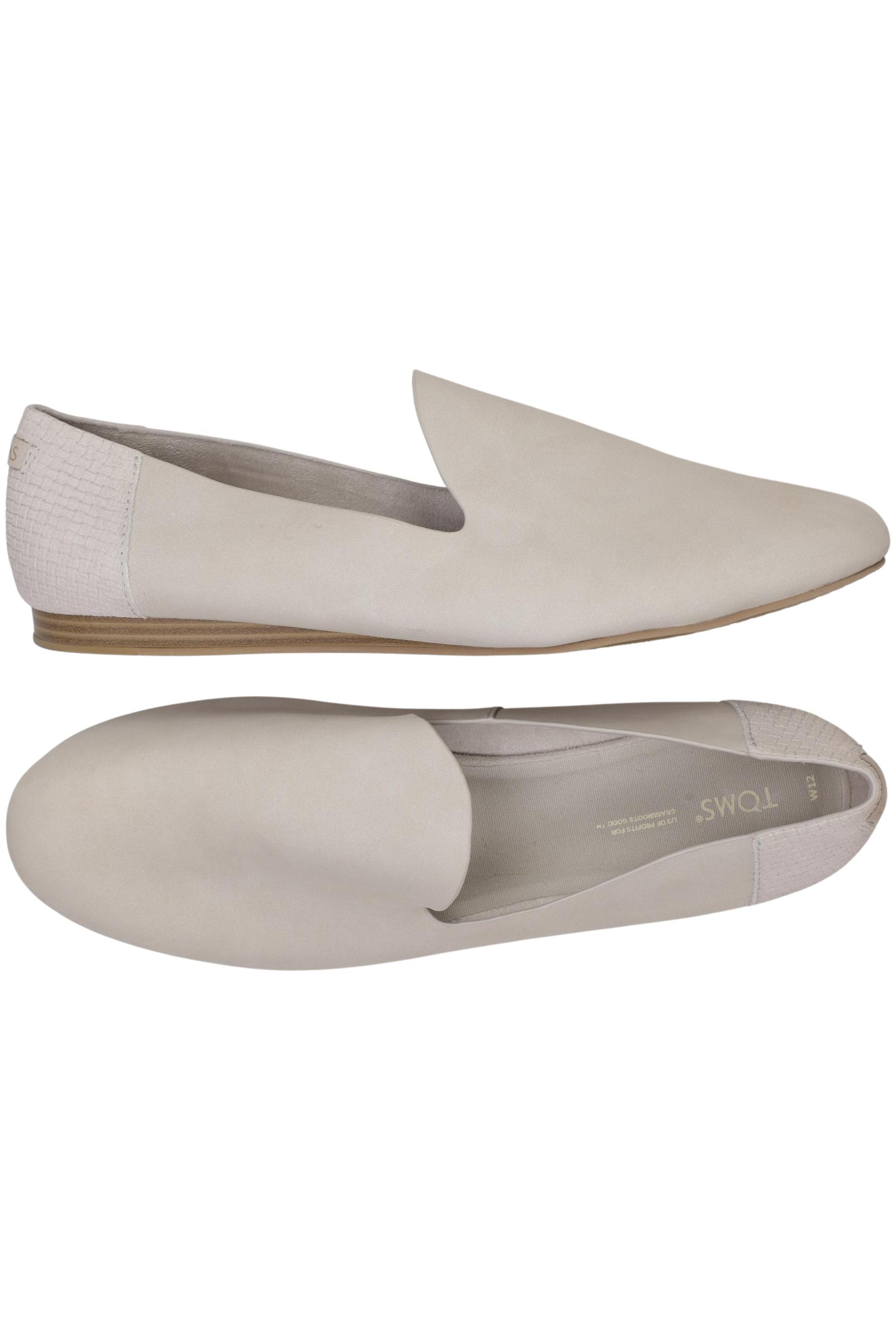 

Toms Damen Halbschuh, cremeweiß, Gr. 43.5