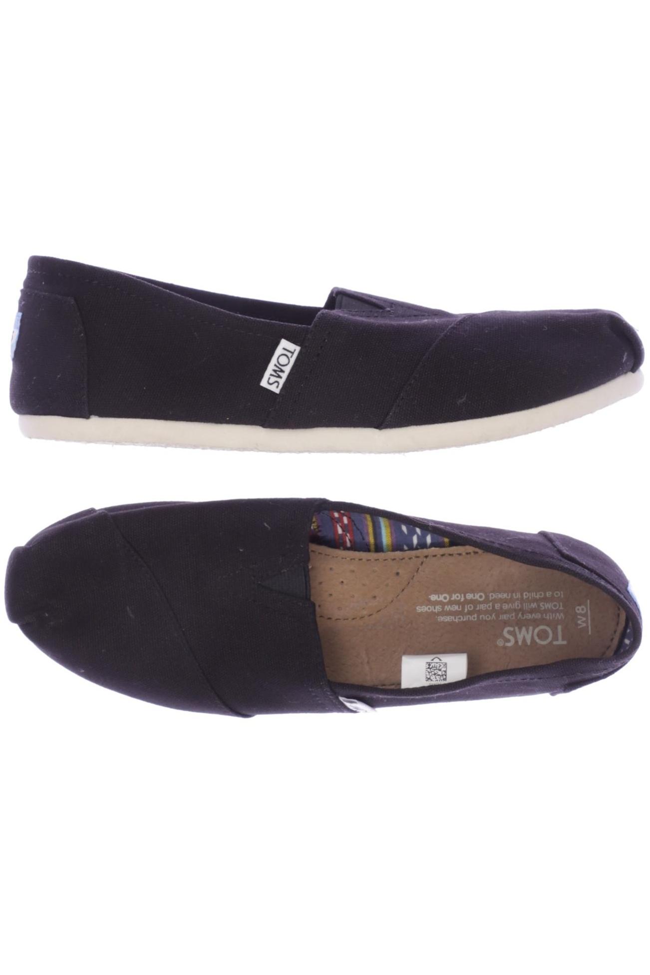 

Toms Damen Halbschuh, schwarz, Gr. 38.5
