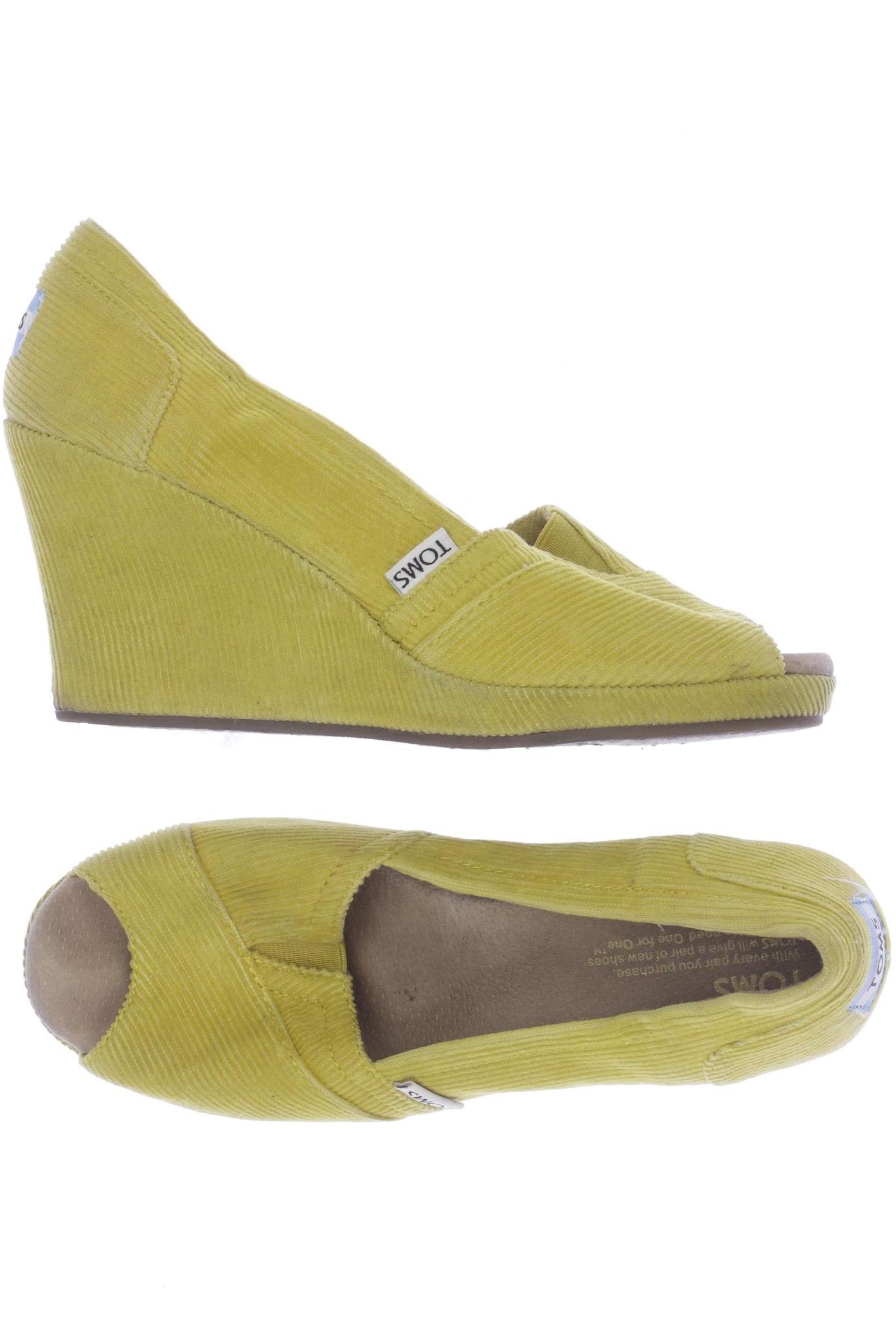 

Toms Damen Pumps, gelb, Gr. 6.5