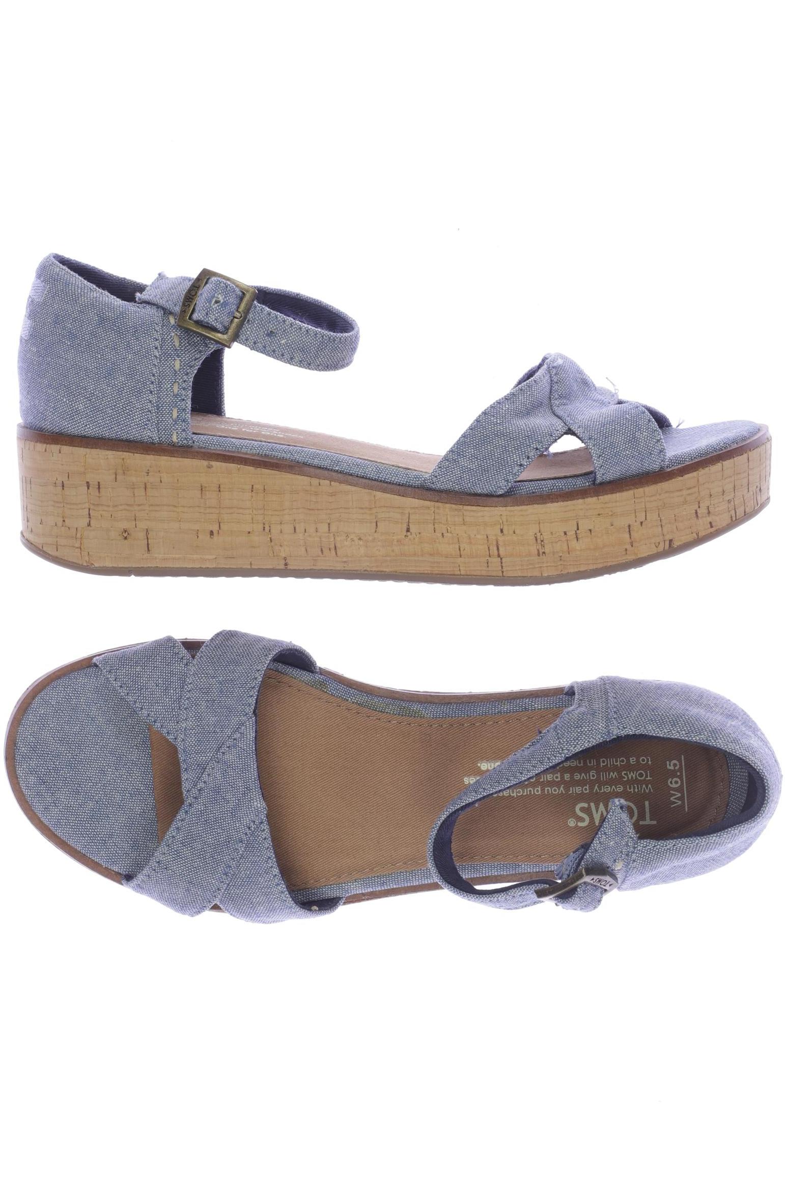 

Toms Damen Sandale, blau, Gr. 37