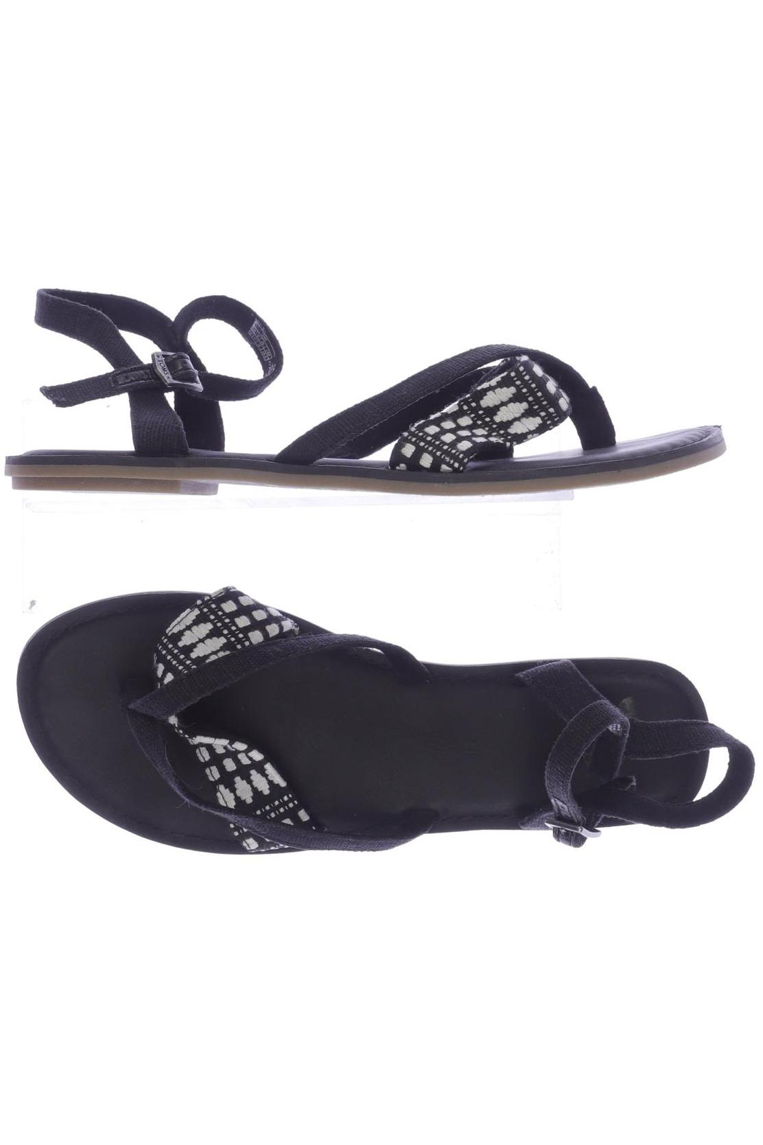 

Toms Damen Sandale, schwarz, Gr. 8.5