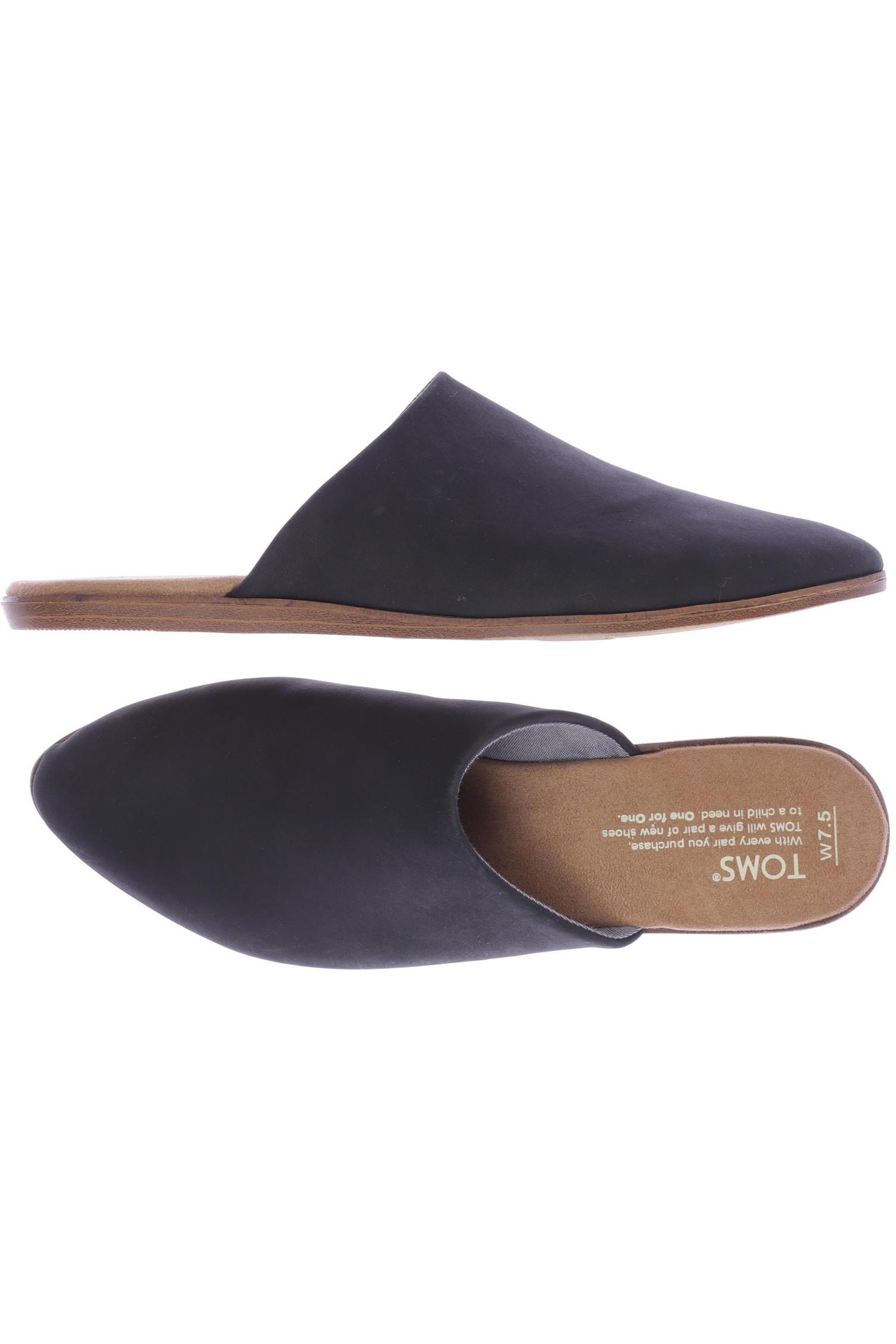 

Toms Damen Sandale, schwarz, Gr. 7.5
