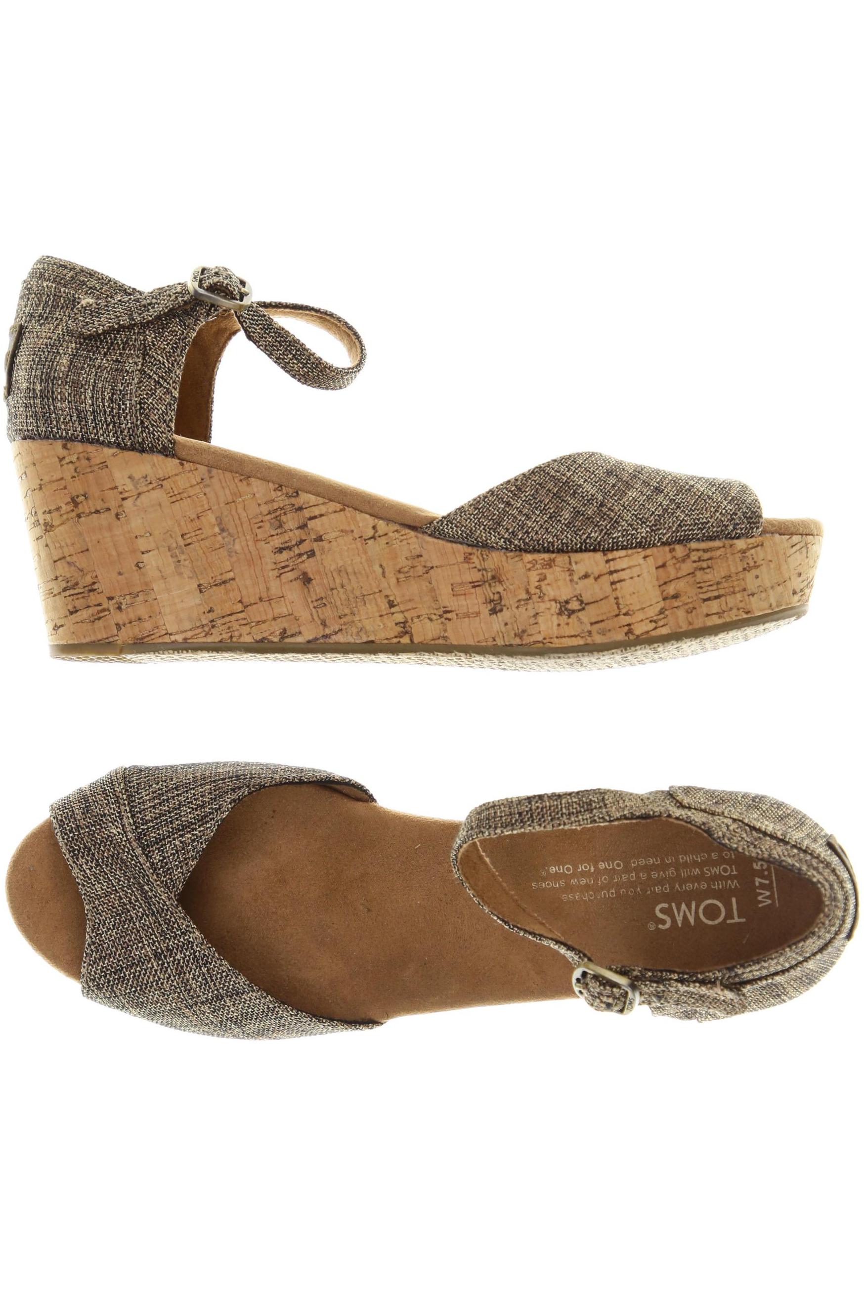 

Toms Damen Sandale, braun, Gr. 7.5