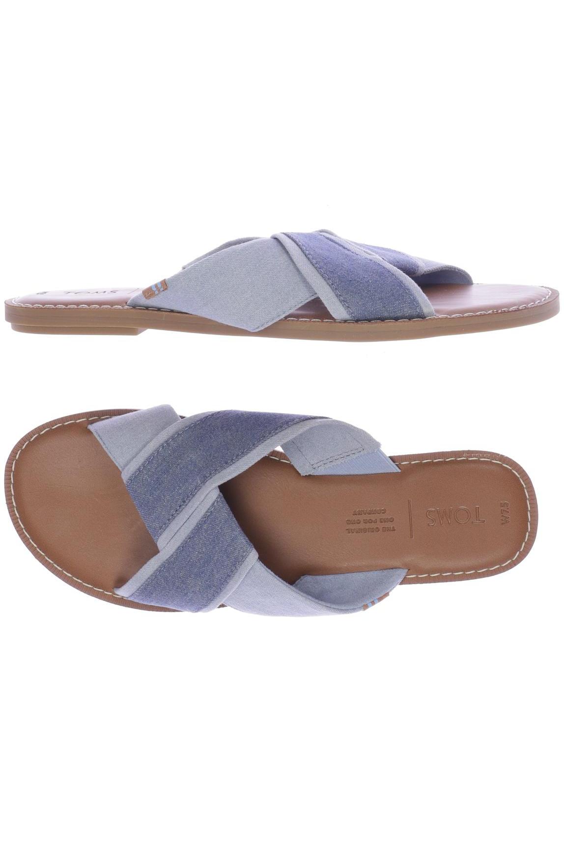 

Toms Damen Sandale, blau, Gr. 7.5