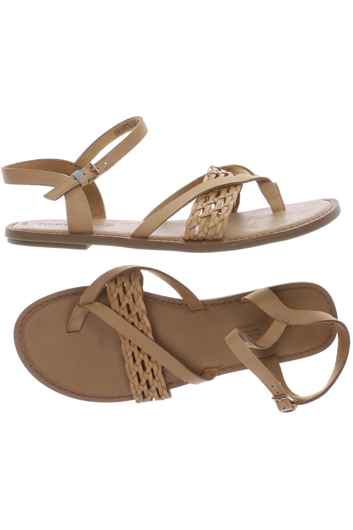 

Toms Damen Sandale, beige, Gr. 10