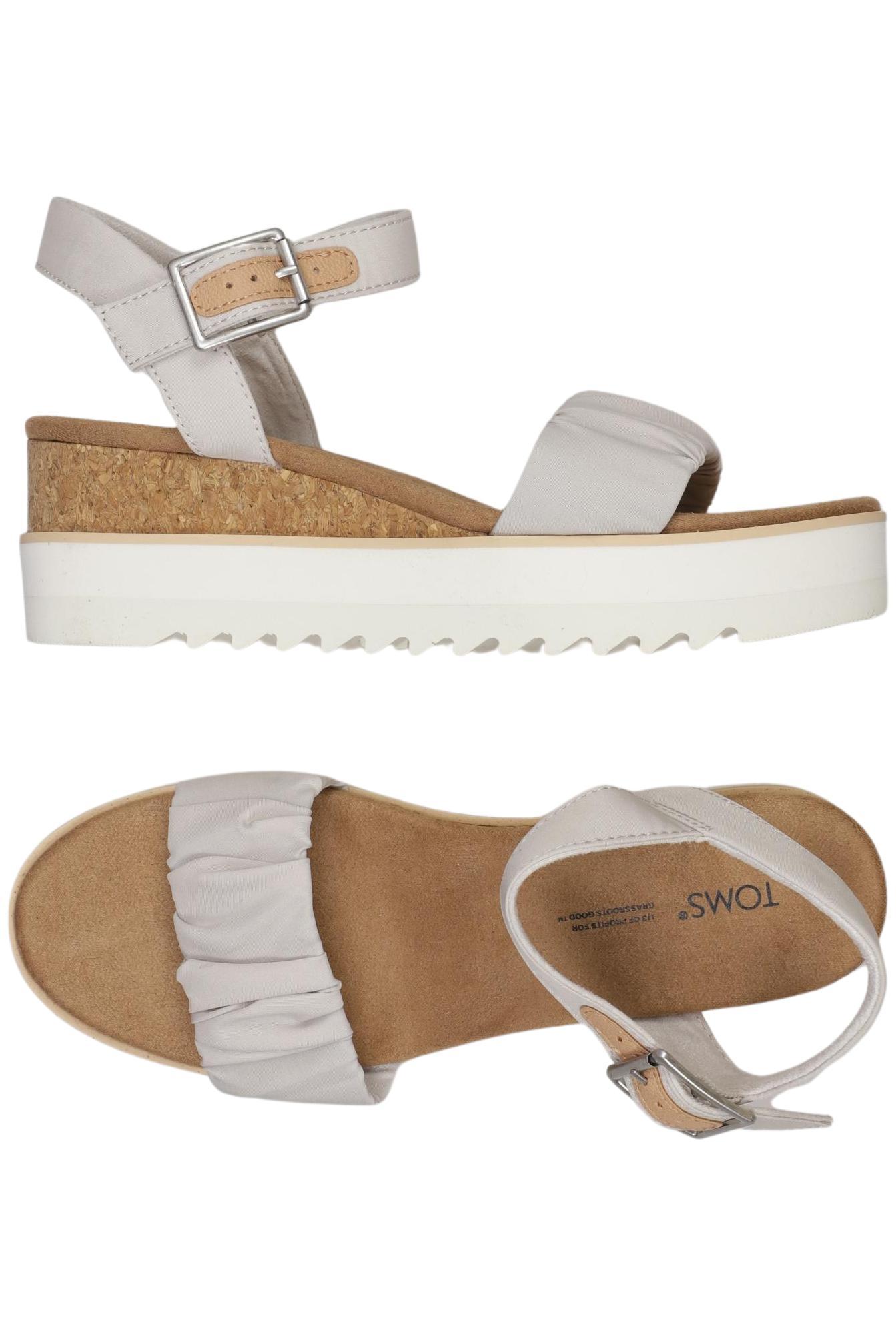 

Toms Damen Sandale, grau, Gr. 38
