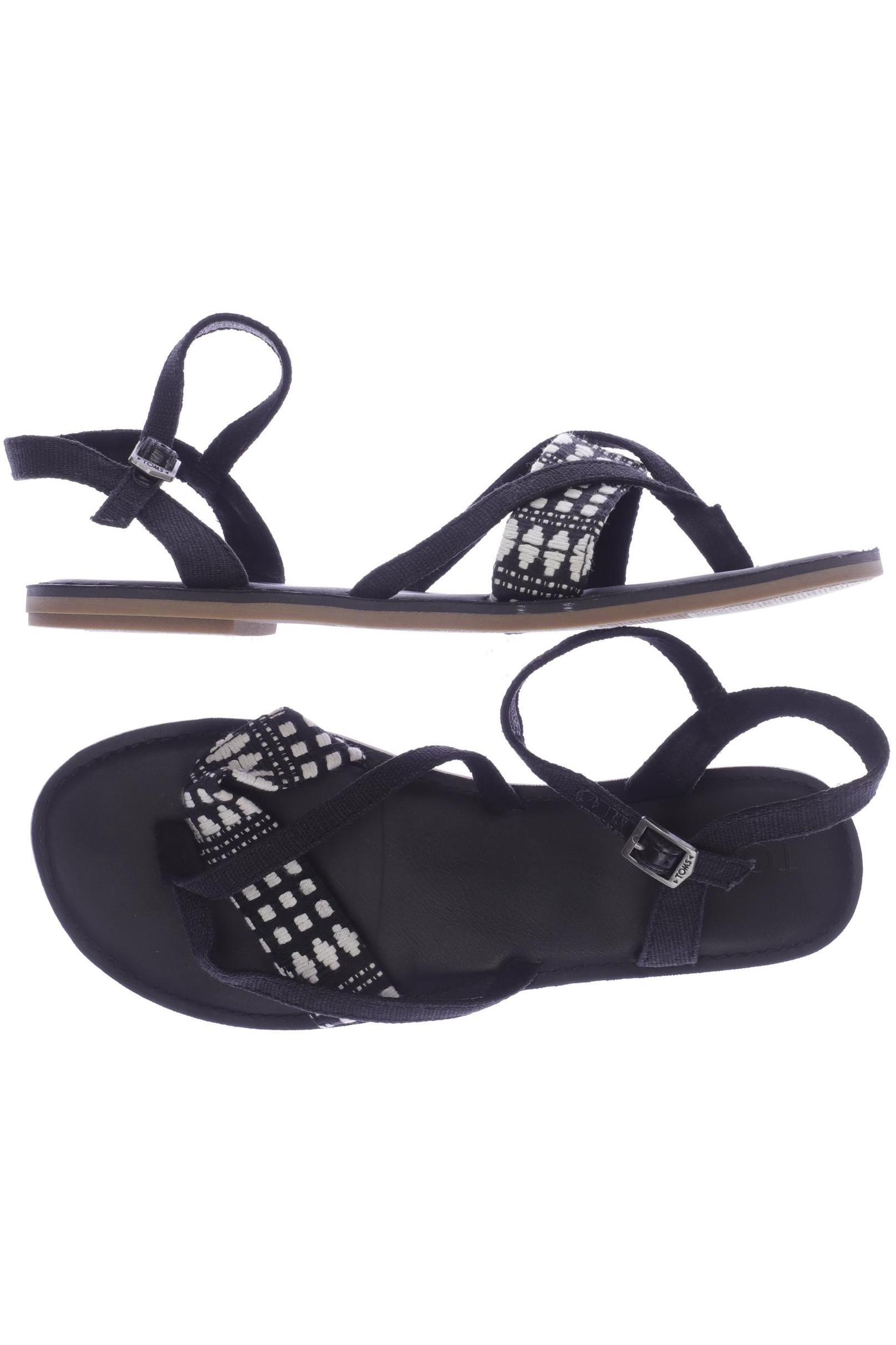 

Toms Damen Sandale, schwarz, Gr. 40