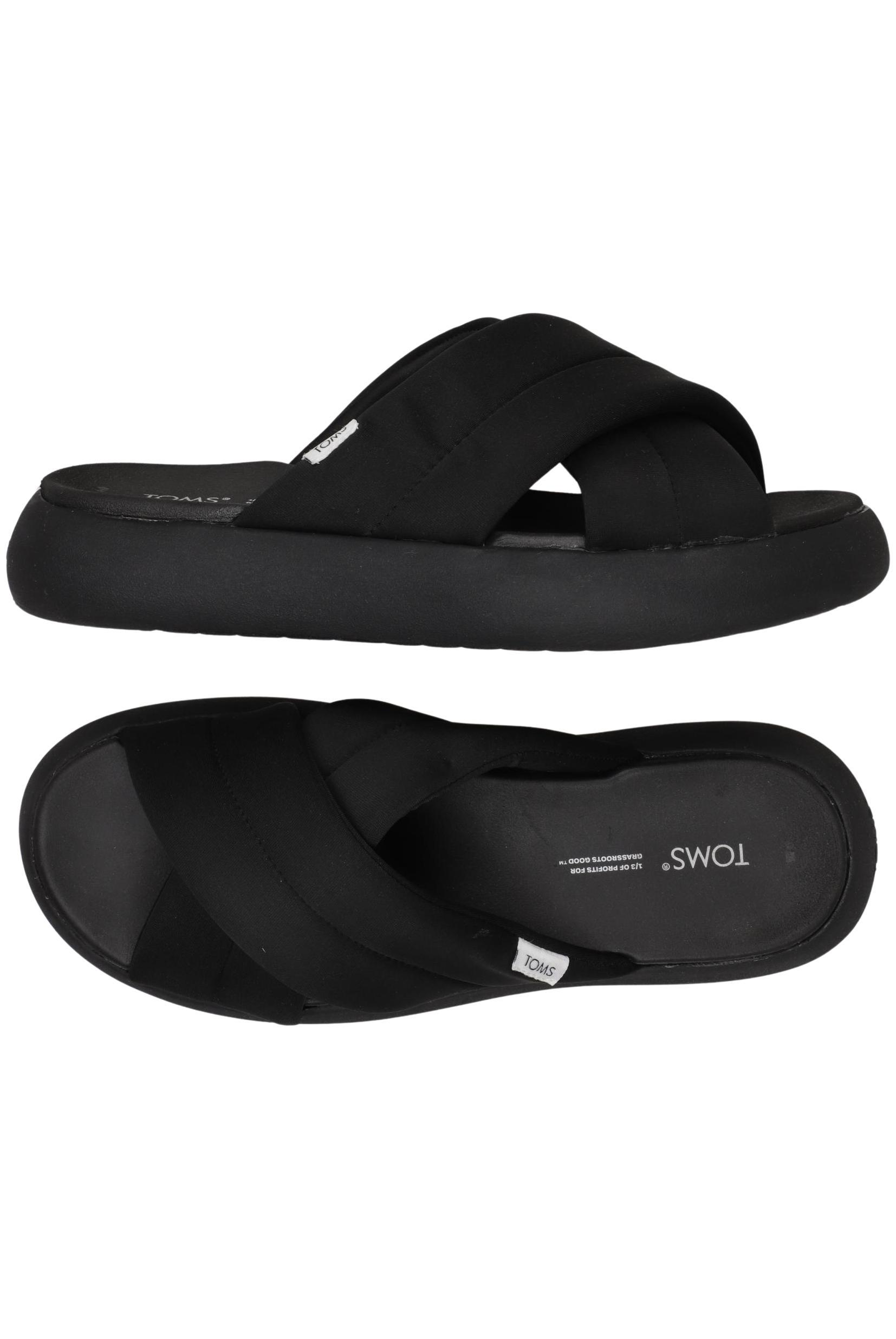 

Toms Damen Sandale, schwarz, Gr. 39