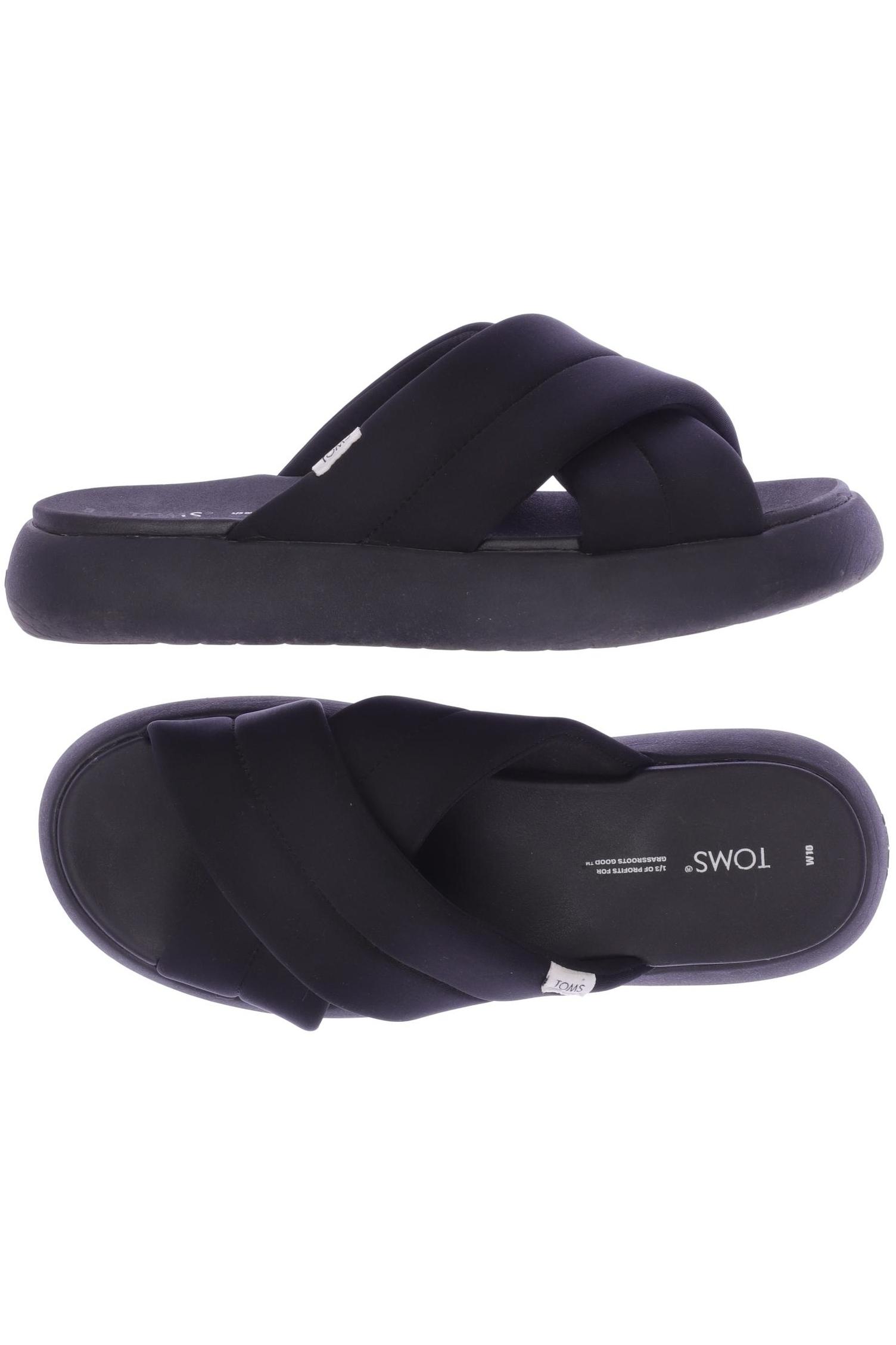 

Toms Damen Sandale, schwarz, Gr. 10