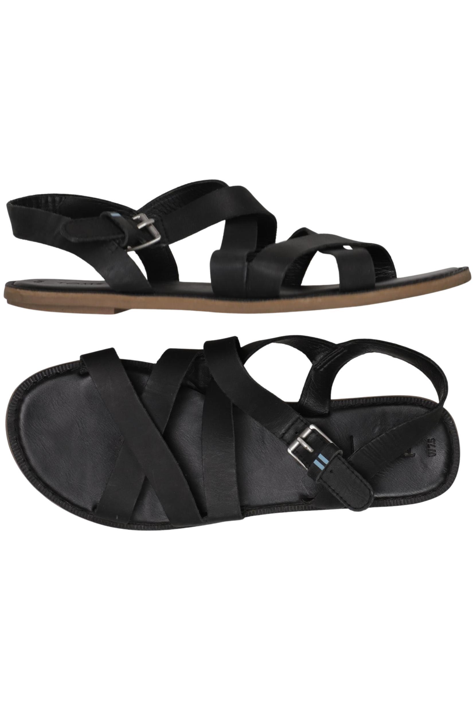 

Toms Damen Sandale, schwarz, Gr. 38