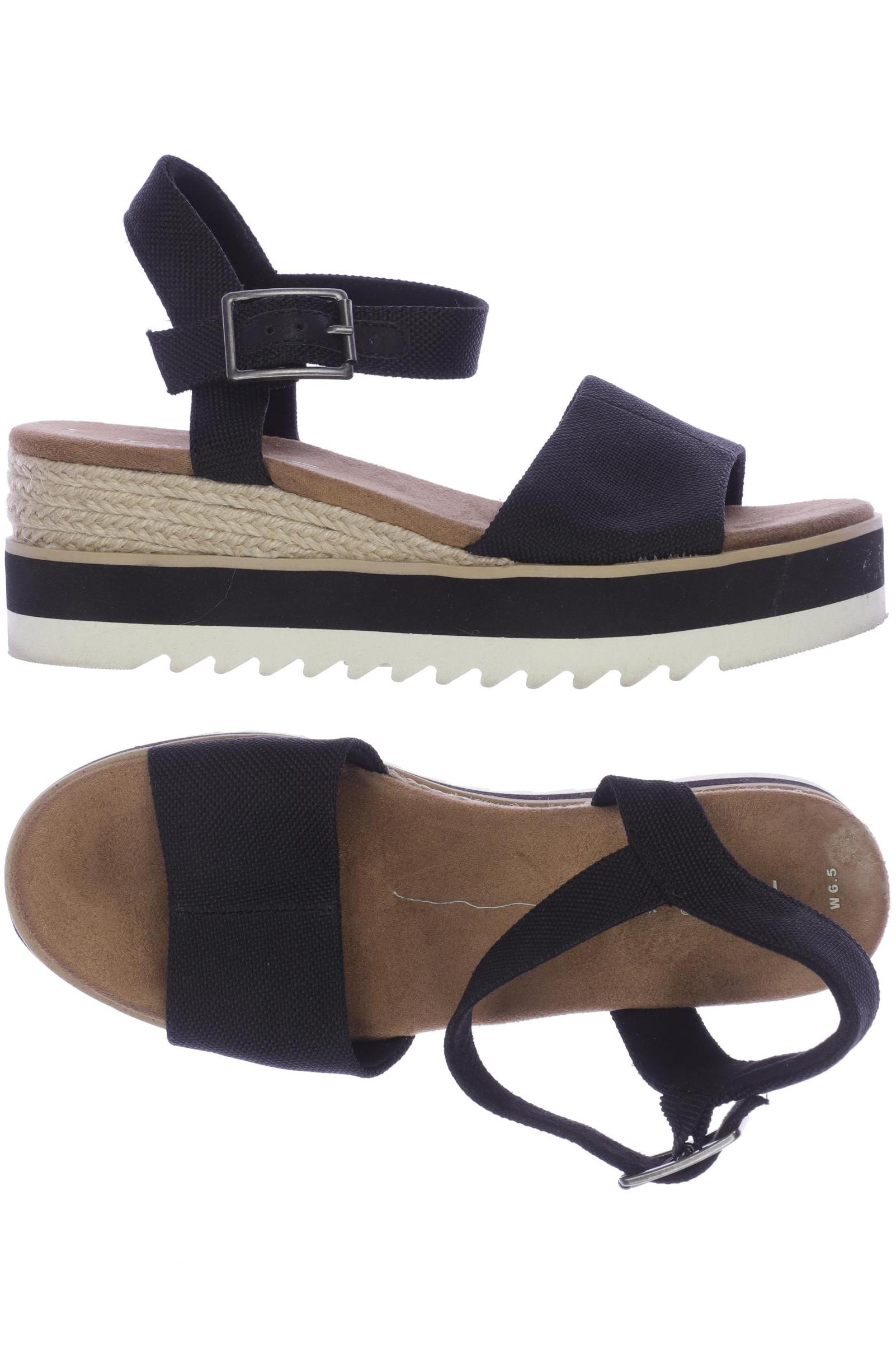 

Toms Damen Sandale, schwarz, Gr. 37