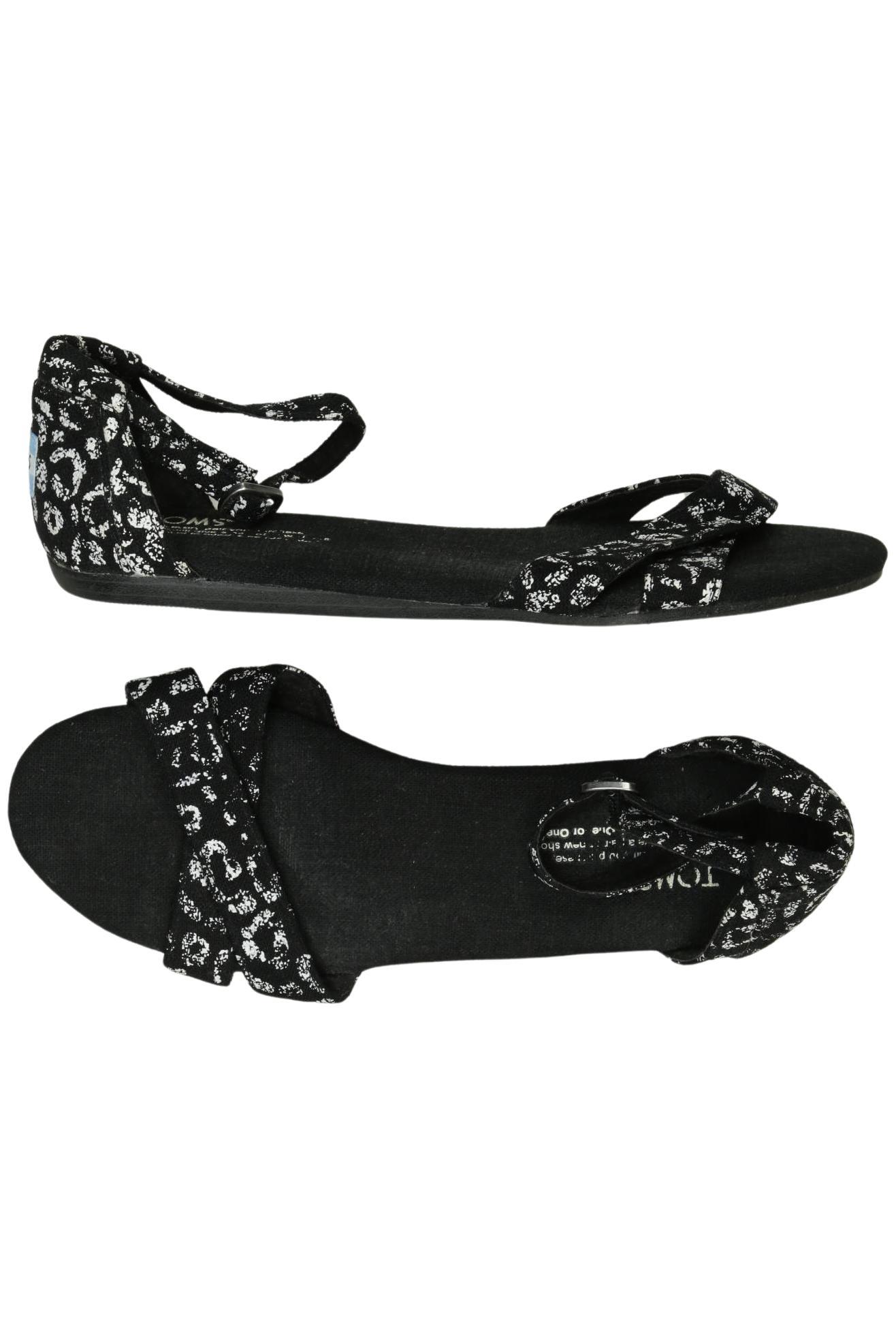 

Toms Damen Sandale, schwarz, Gr. 9