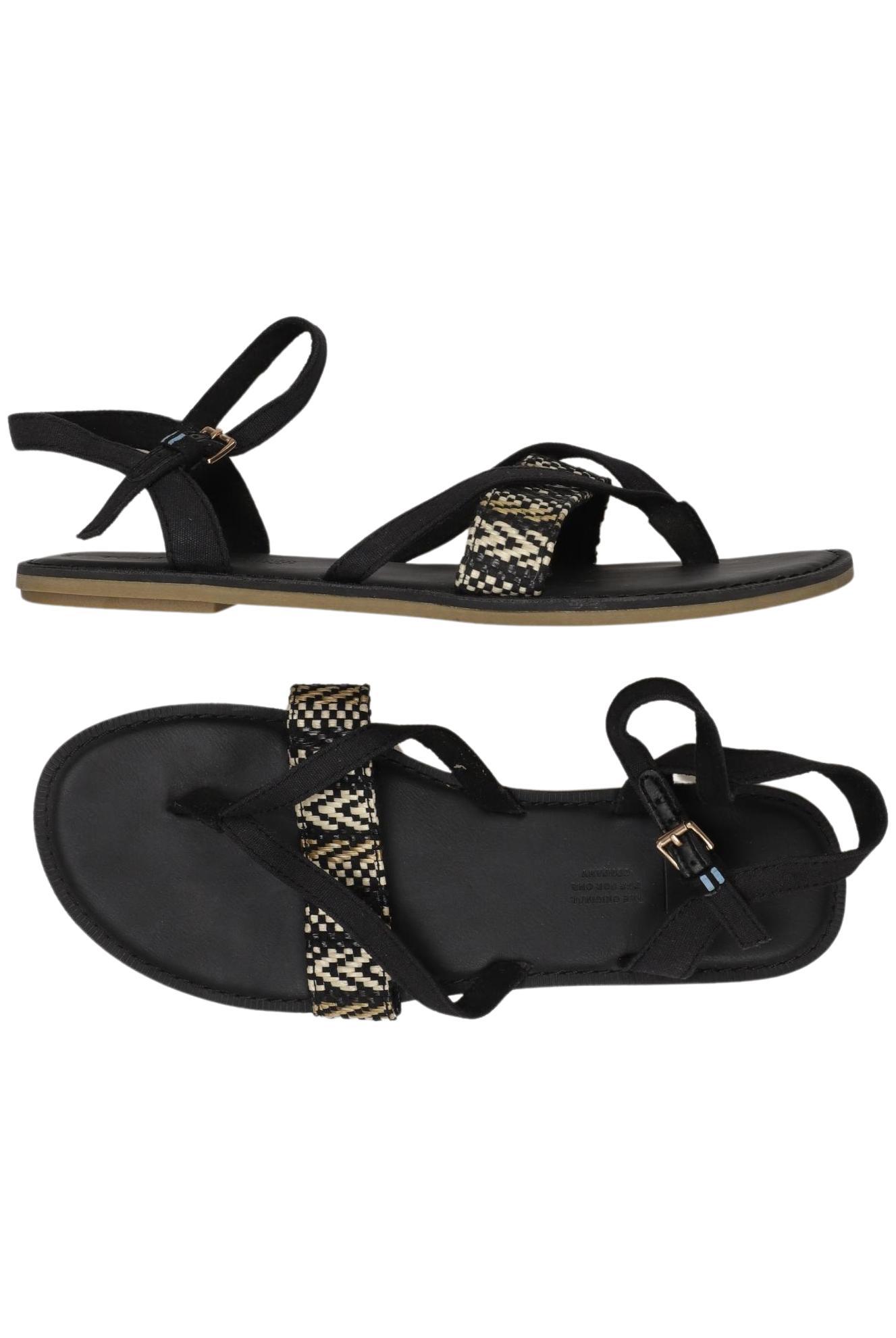 

Toms Damen Sandale, schwarz, Gr. 40