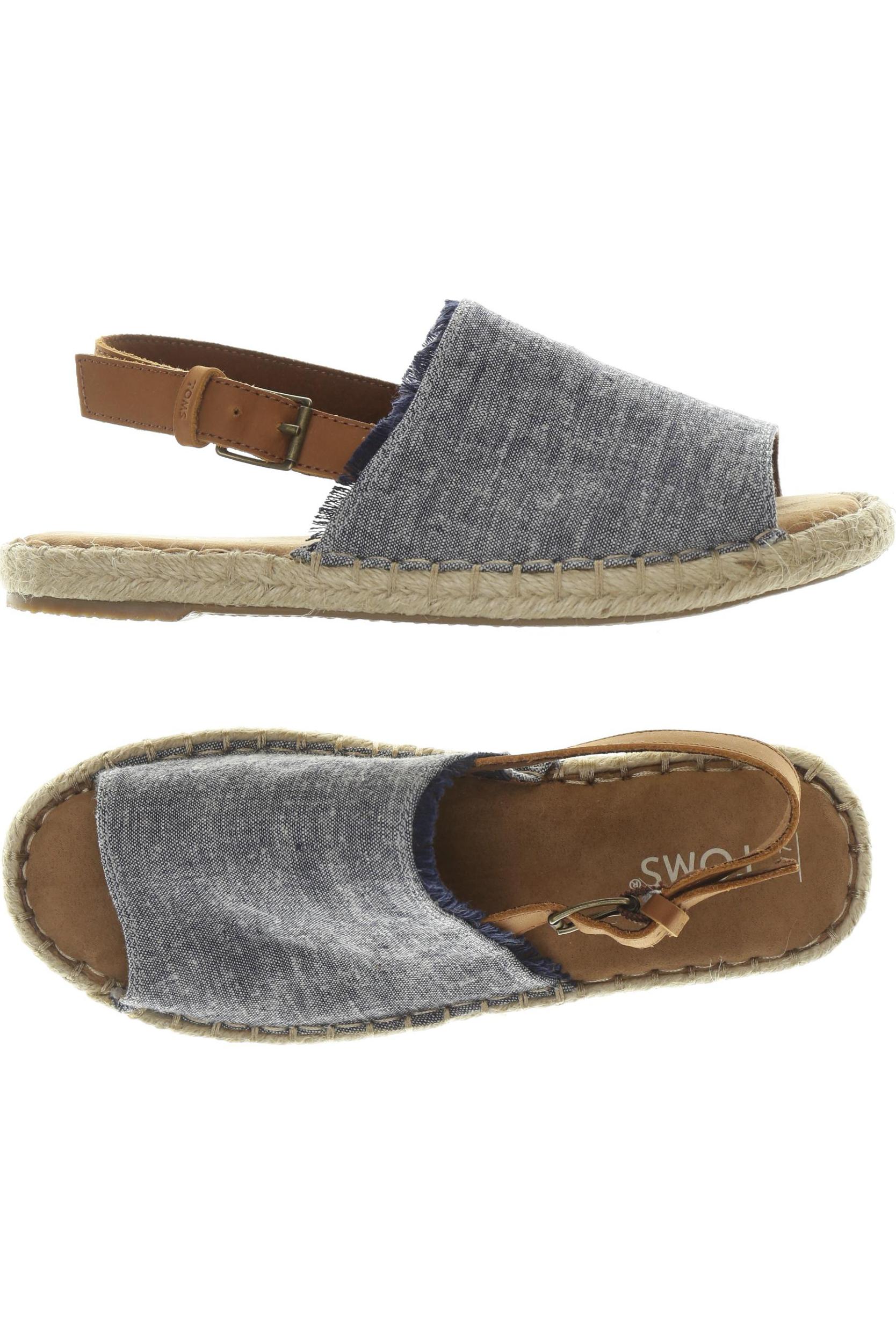 

Toms Damen Sandale, blau, Gr. 37.5