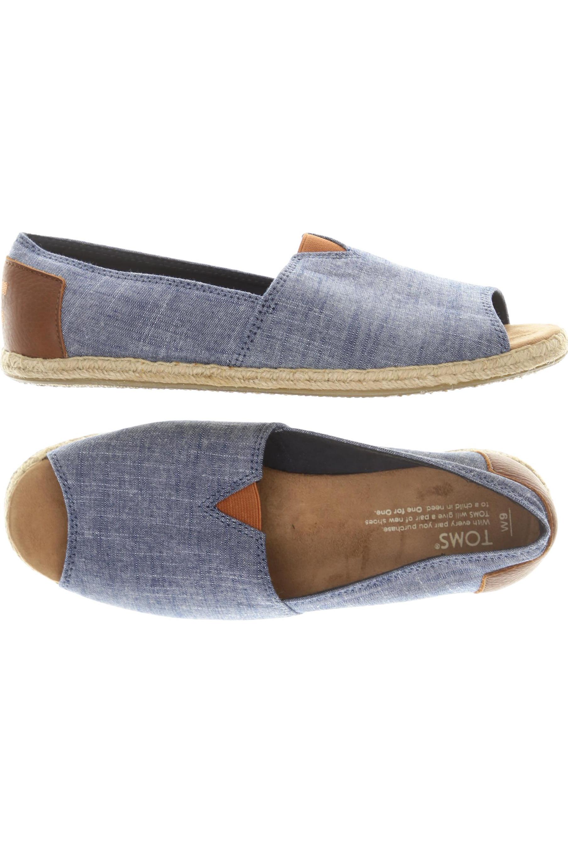 

Toms Damen Sandale, blau, Gr. 9