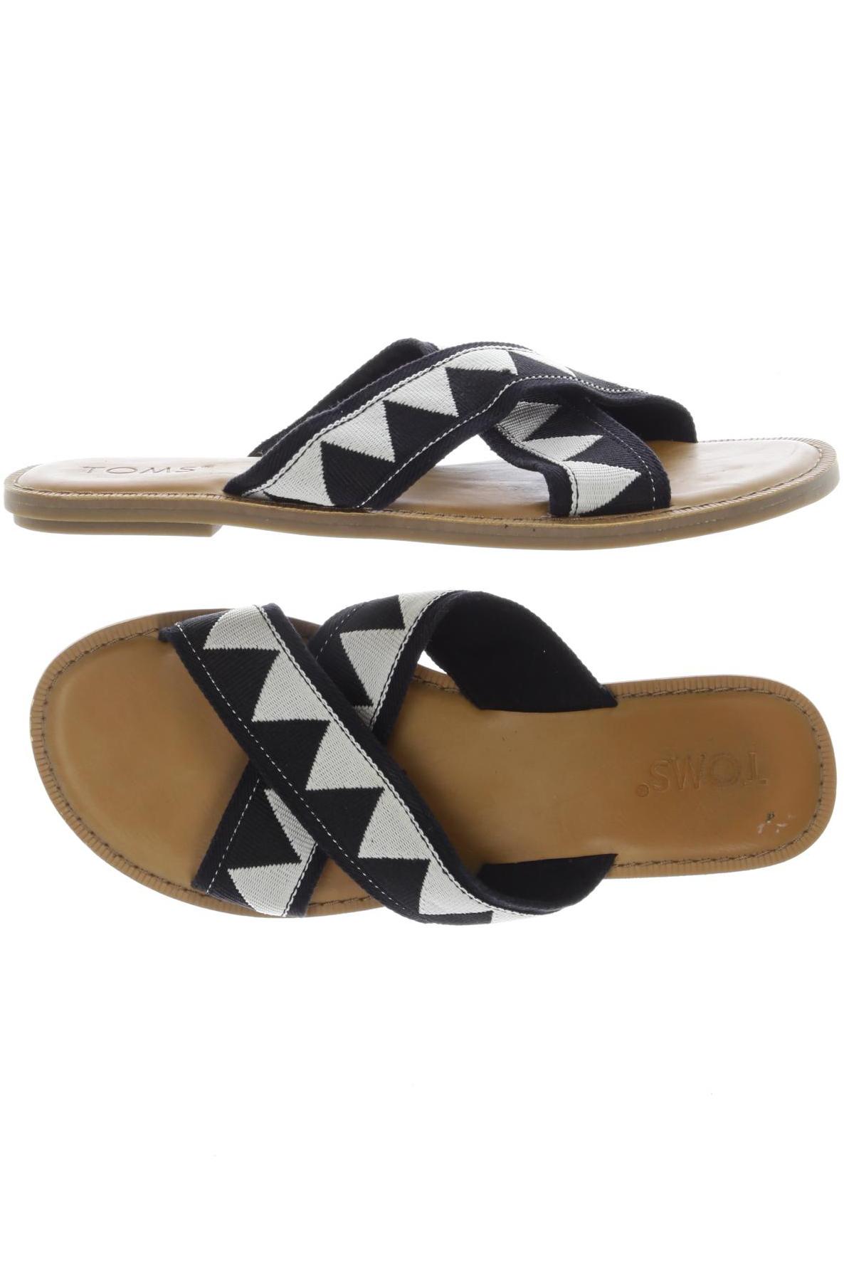 

Toms Damen Sandale, schwarz, Gr. 7.5
