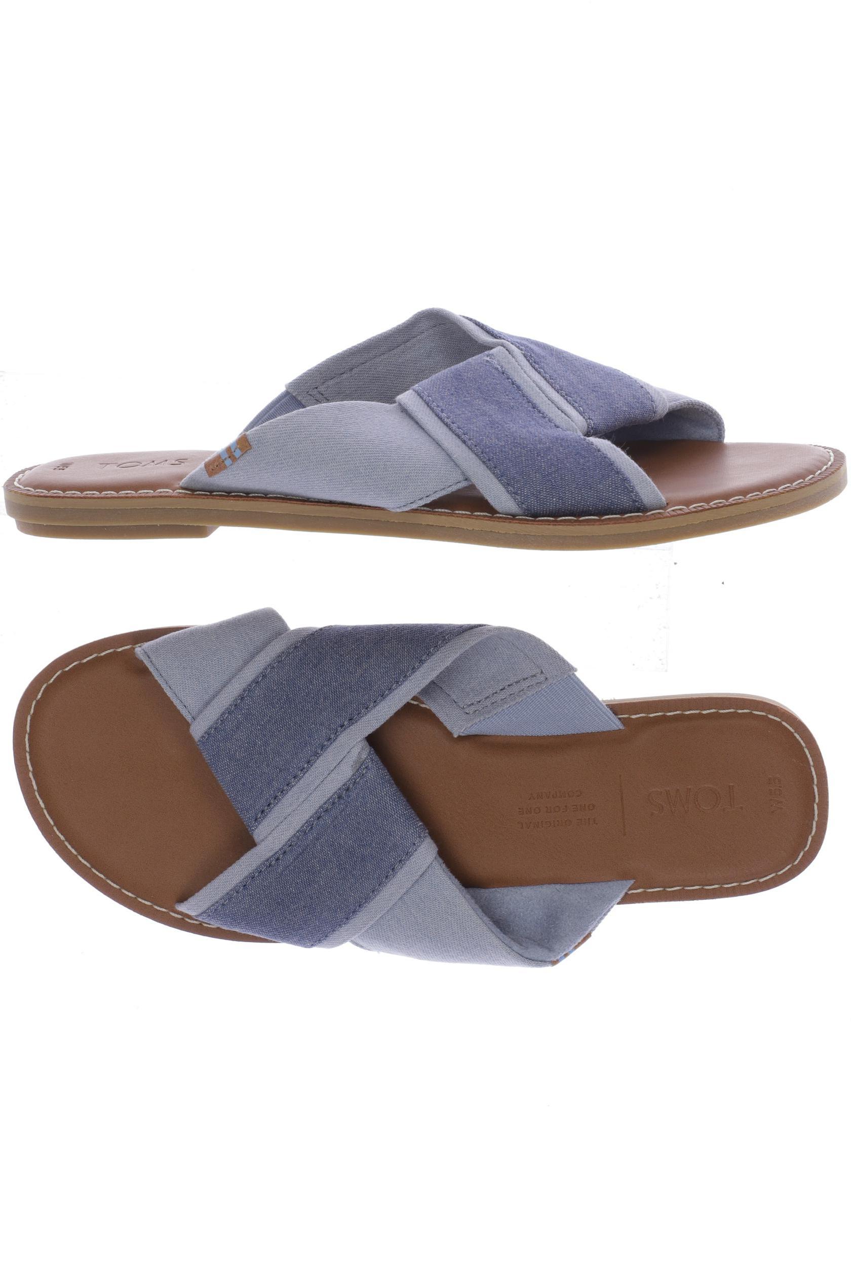 

Toms Damen Sandale, blau, Gr. 5.5