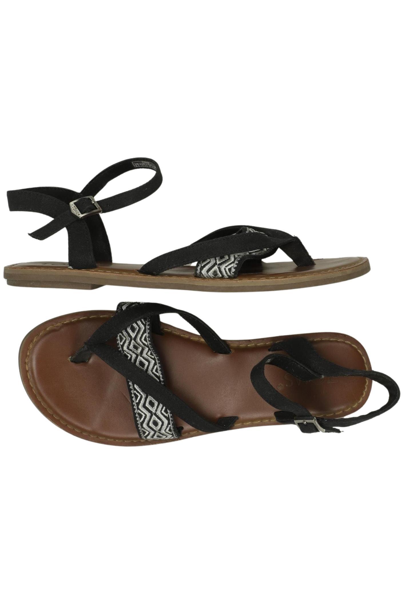 

Toms Damen Sandale, schwarz, Gr. 37